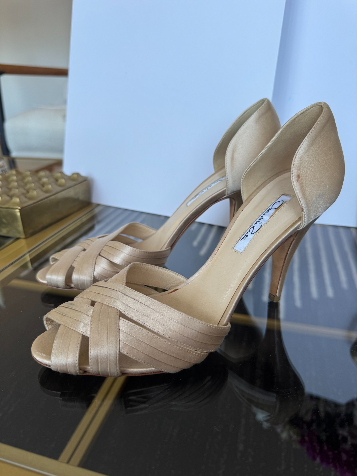 Oscar de la Renta D’Orsay pumps 39.5