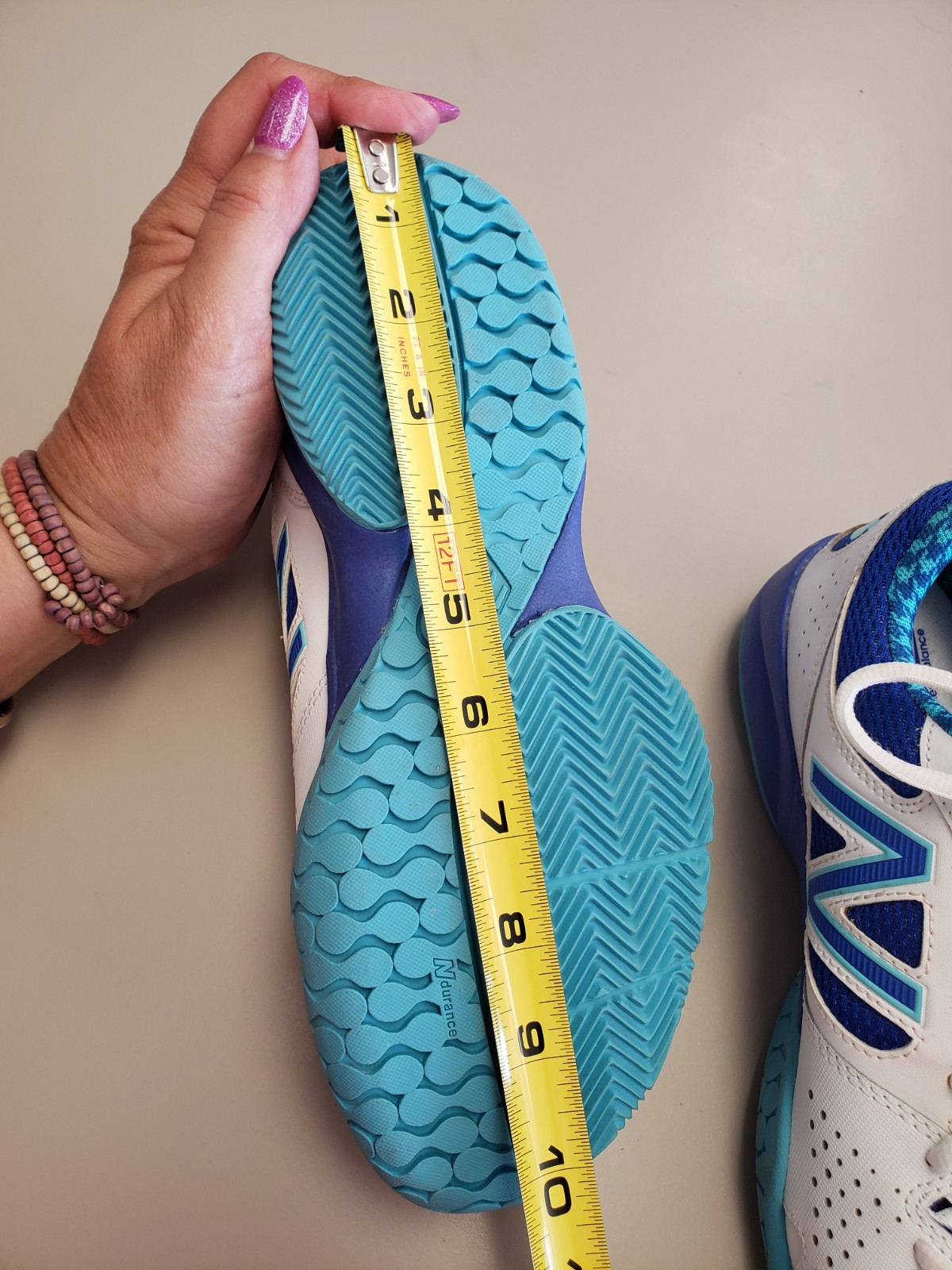 Blue, white, & turquoise sz 7 New Balance Sneakers