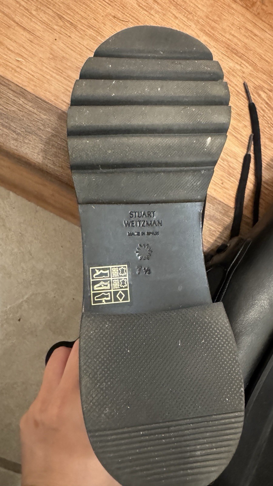 Stuart Weitzman Combat Bootie