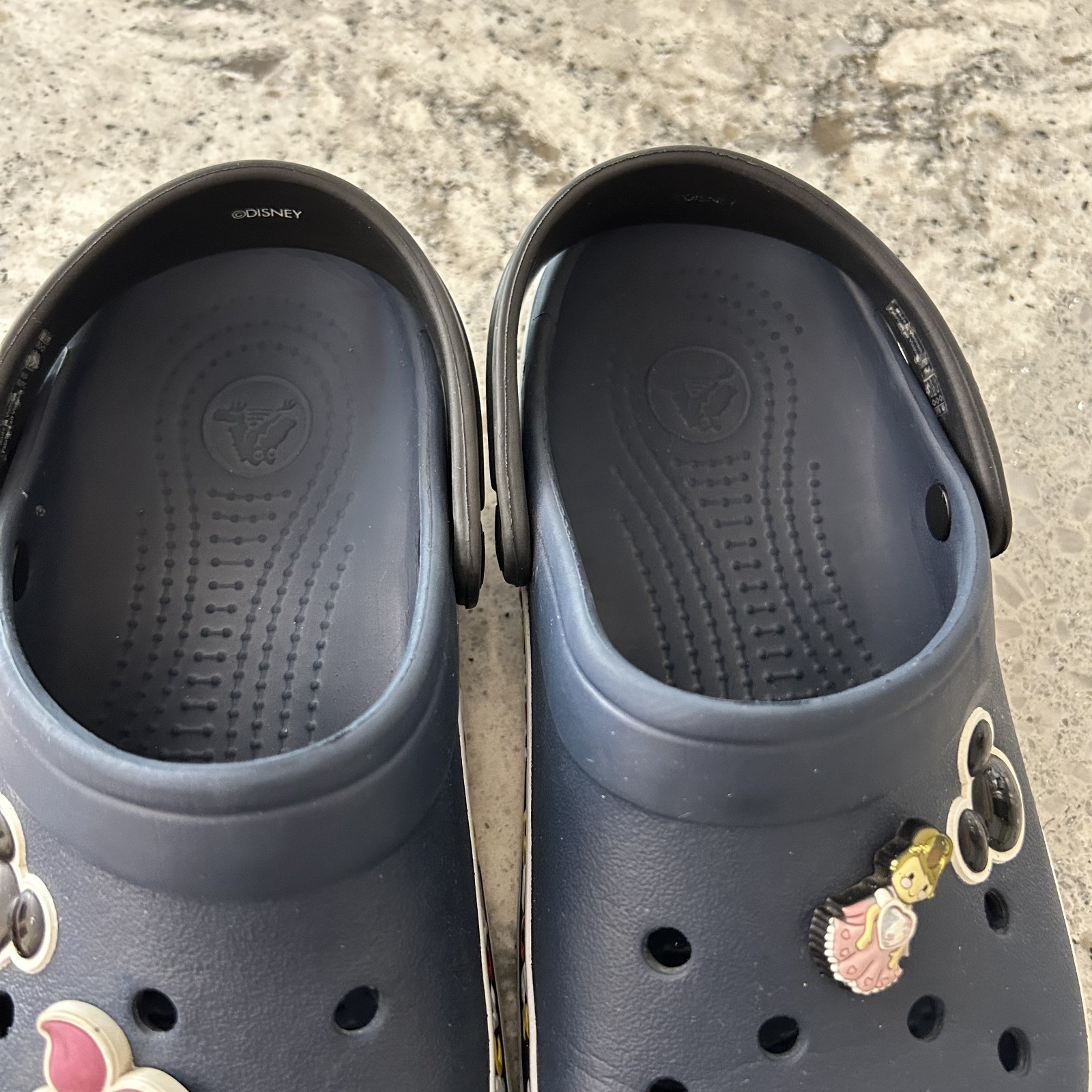 Mickey Mouse III Crocs Blue with Mickey Mouse Graphics Midsole Women’s Size 8