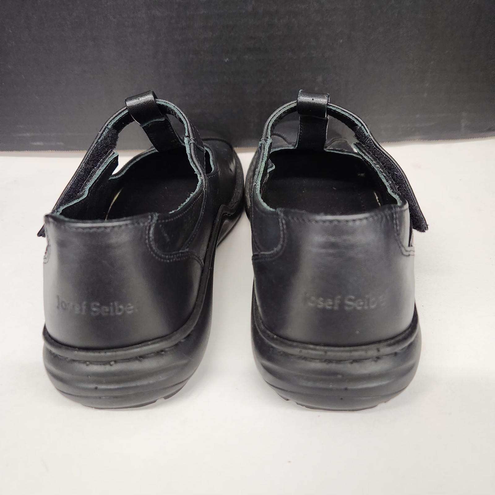 New Josef Siebel Women’s Size EU 37 (US 6-6.5) Slip On Black Comfort Shoes