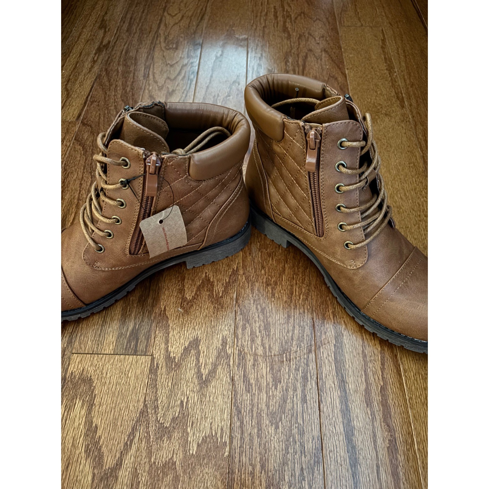 Vepose Brown Ankle Boots Size 8.5, new with tag