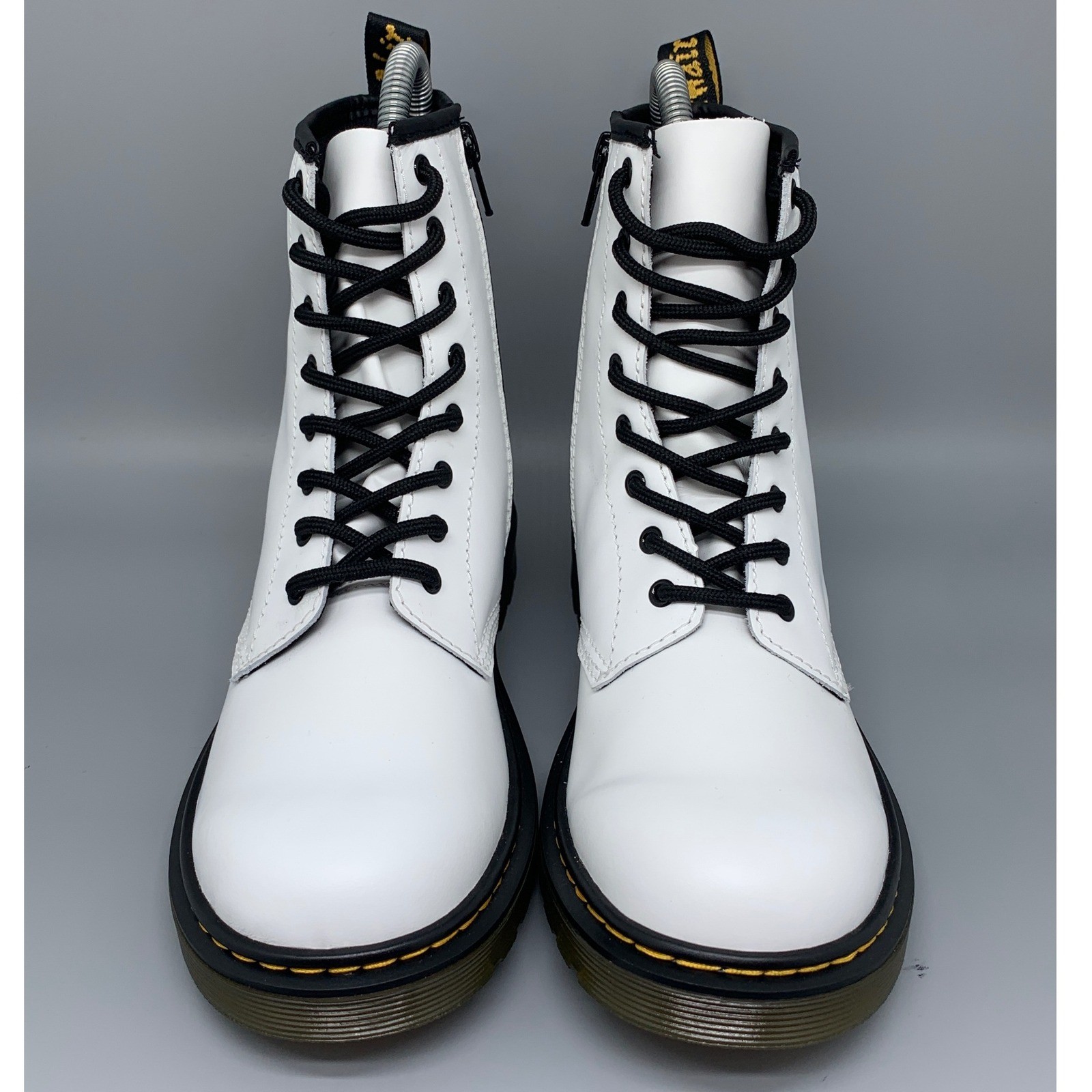 Dr. Martens 1460 White Smooth Leather Combat Boots Men’s Sz 5 Women’s Sz 6