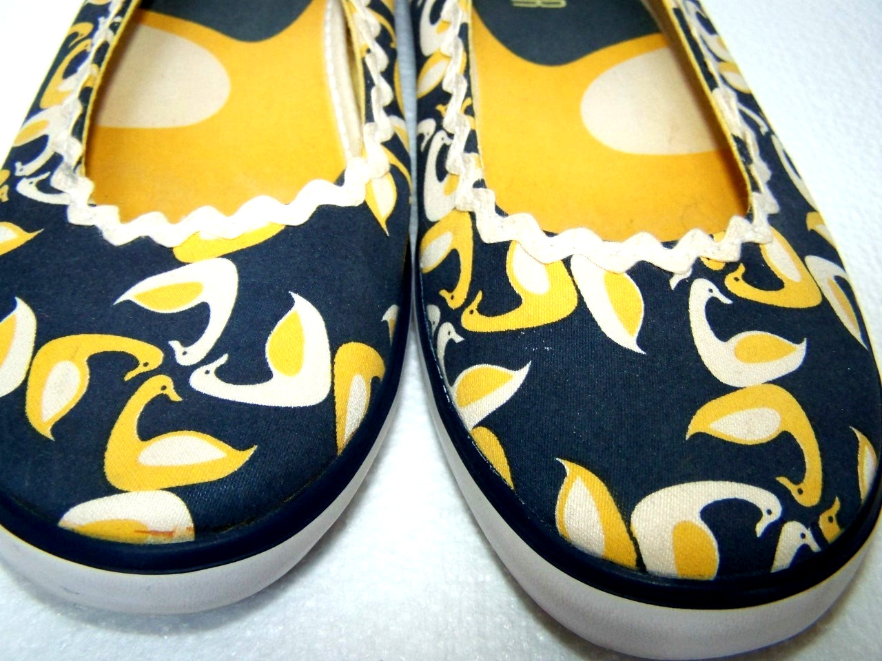 KEDS ELEANOR LOW FLAT SLIP ONS WOMEN’S SHOES BLUE YELLOW DUCK SIZE 6M NEW CUTE
