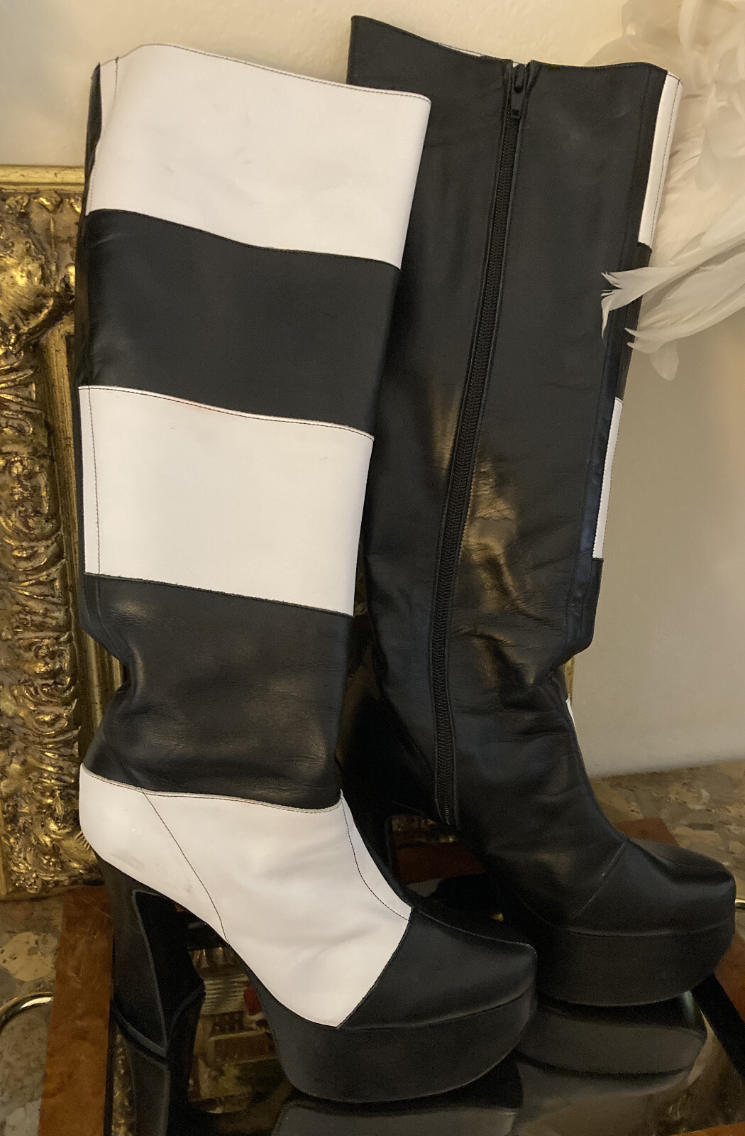 extravagant designer boots 800 euros