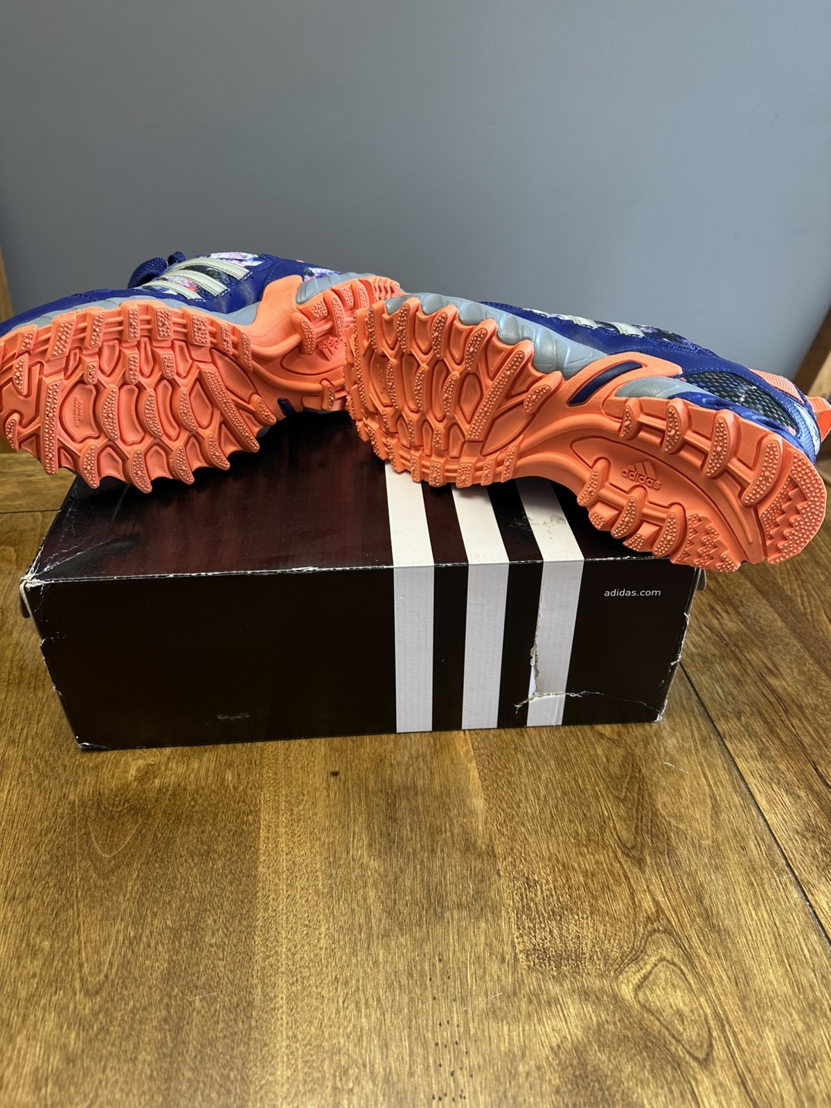 Adidas Thrasher 1.1 Running Shoes WOMENS Multicolor Floral Lace Up Sneakers 10