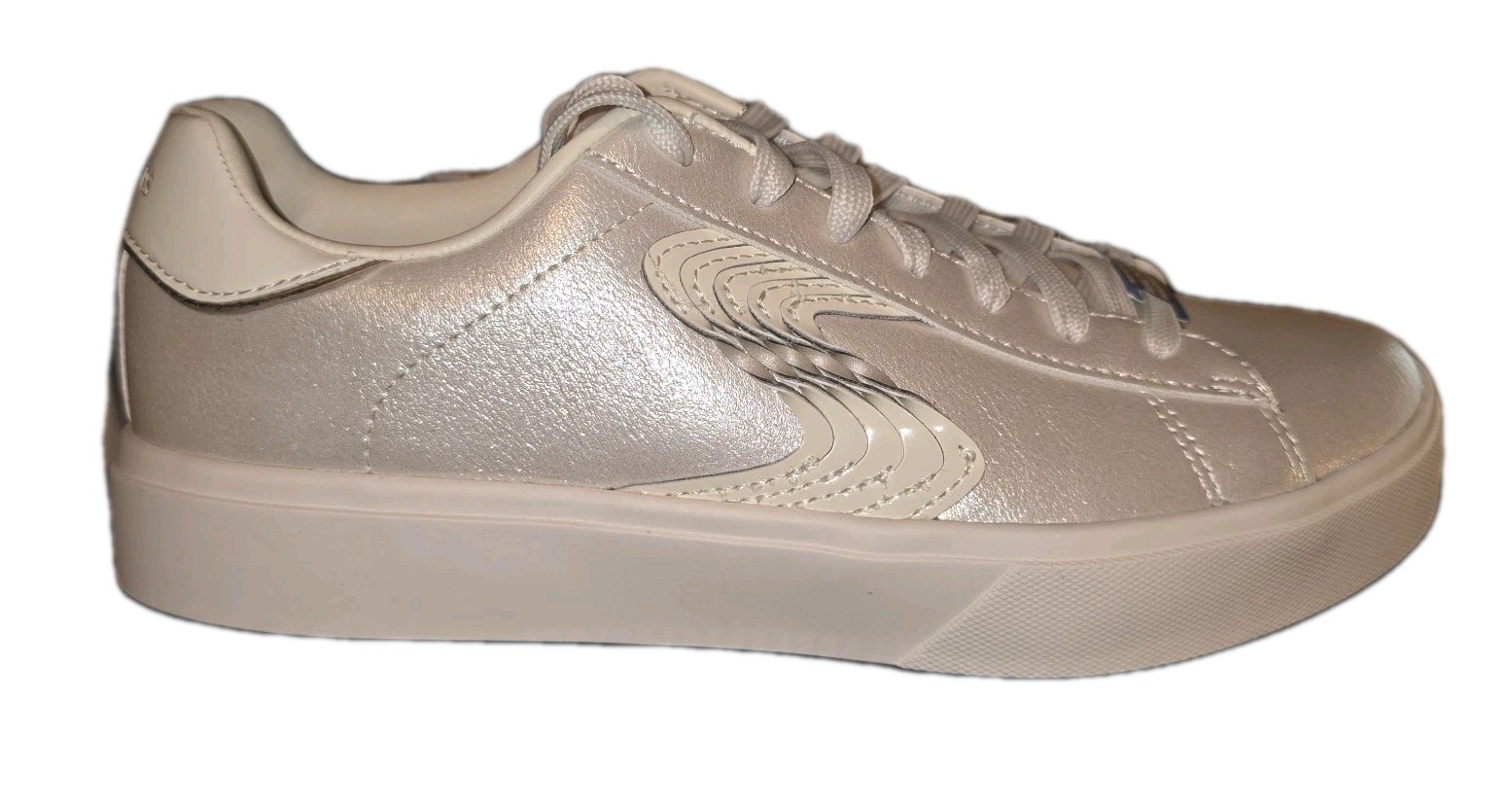 Skechers Eden Lx-Slight Shimmer Court Sneaker Women’s-Off White-See Description