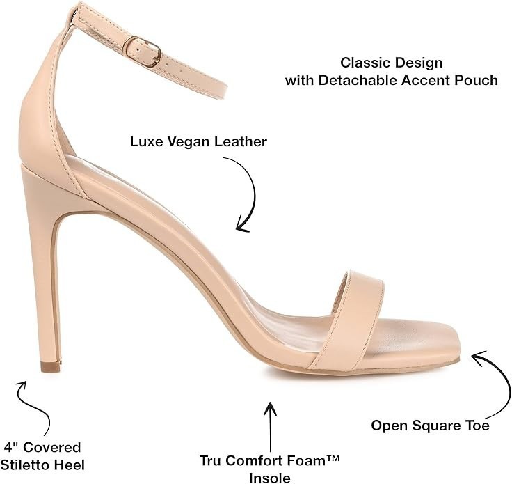 Journee Collection Womens Tru Comfort Foam Everton Pump Nude – Size 12 Womens US