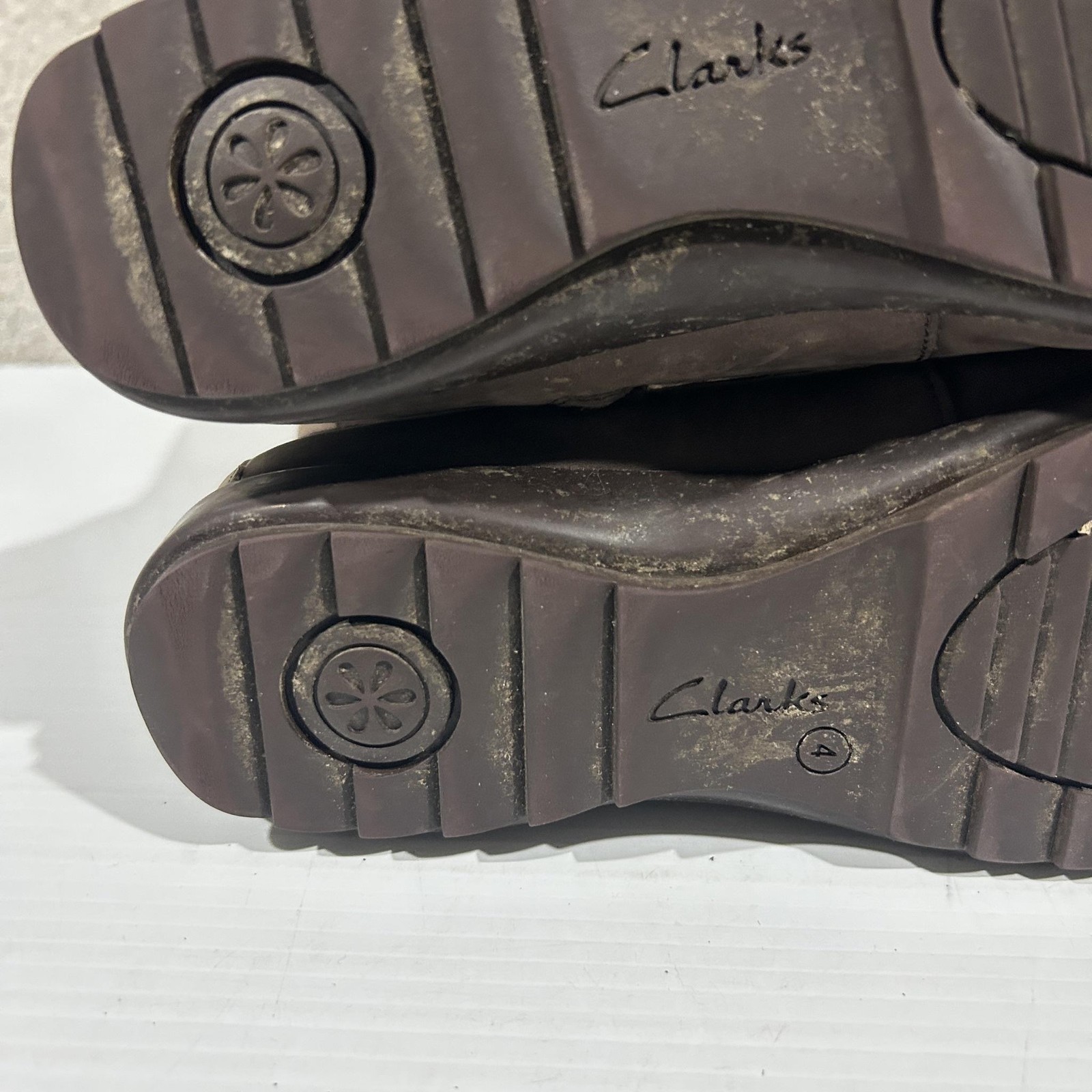 Clarks Arlina Sky Boots Womens AU 6 EU 37 Brown Suede Fur Gore Tex Snow Winter