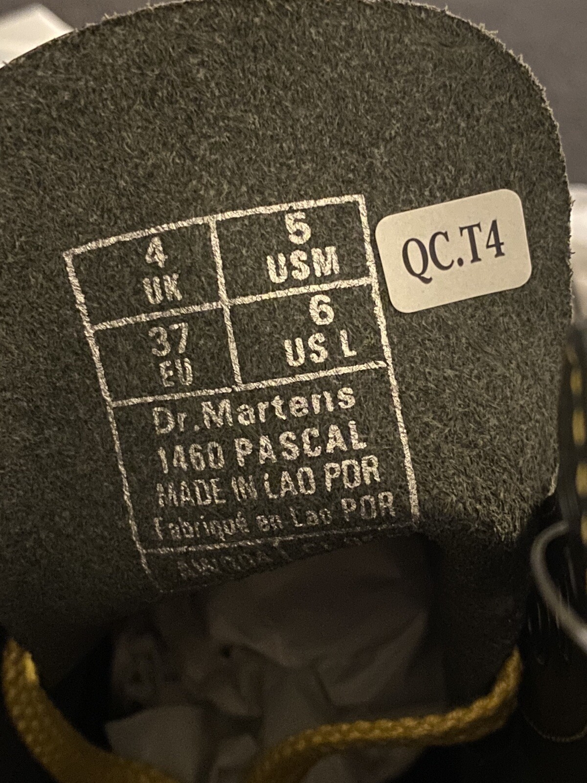 Dr. Martens Pascal 1460 Leather Boots for Women, Size US 6