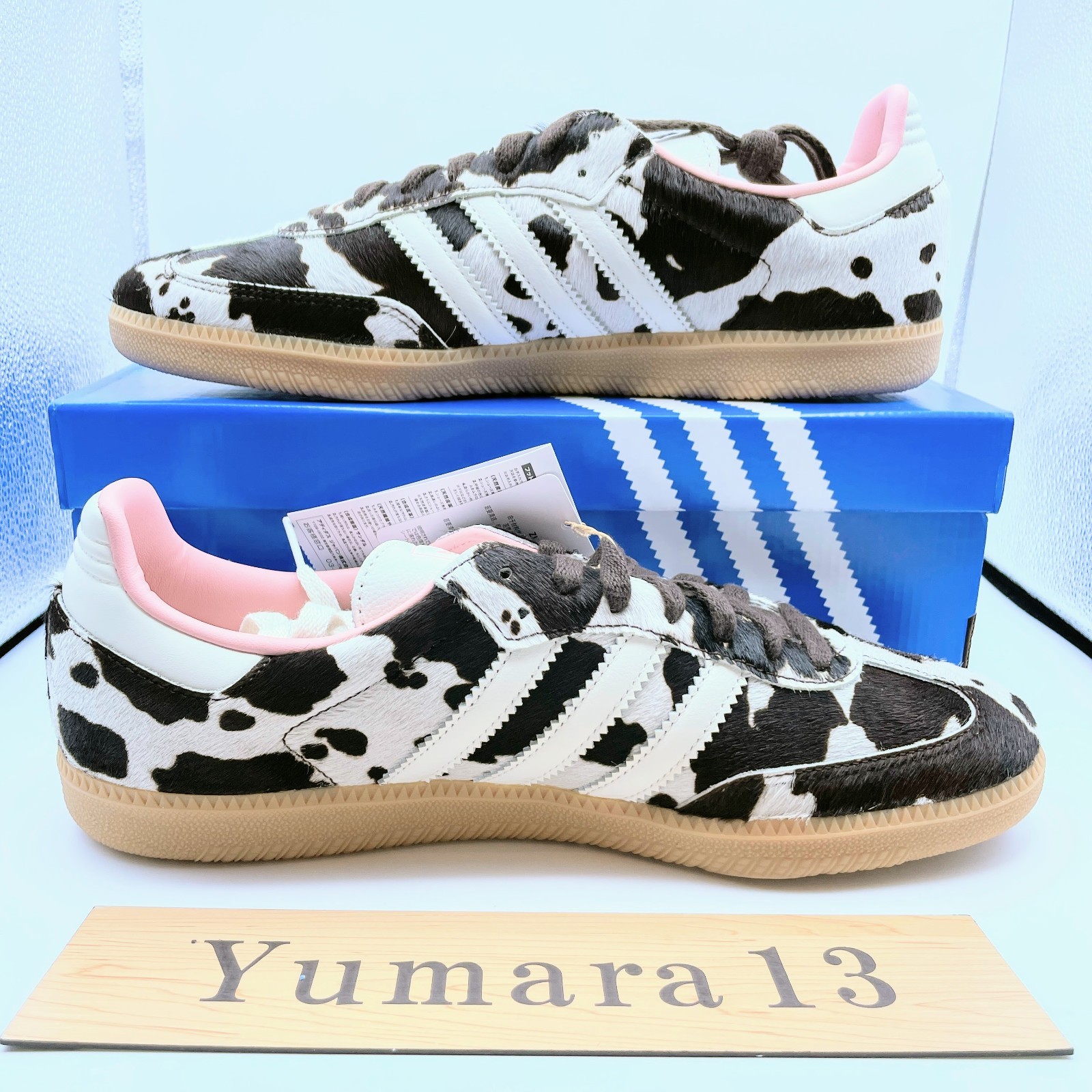 adidas WMNS Samba OG Cow Print Dark Brown JR1256 Women’s Size