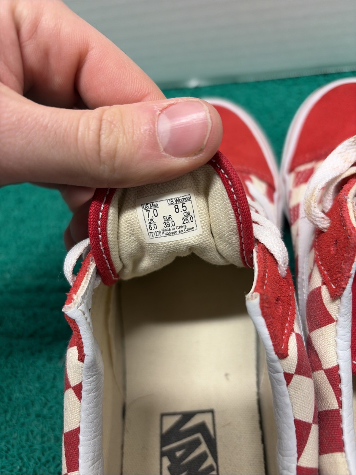 VANS UNISEX CHECK SKATE SKATEBOARD SHOES SNEAKERS 500714: WOMEN 8.5, MEN 7