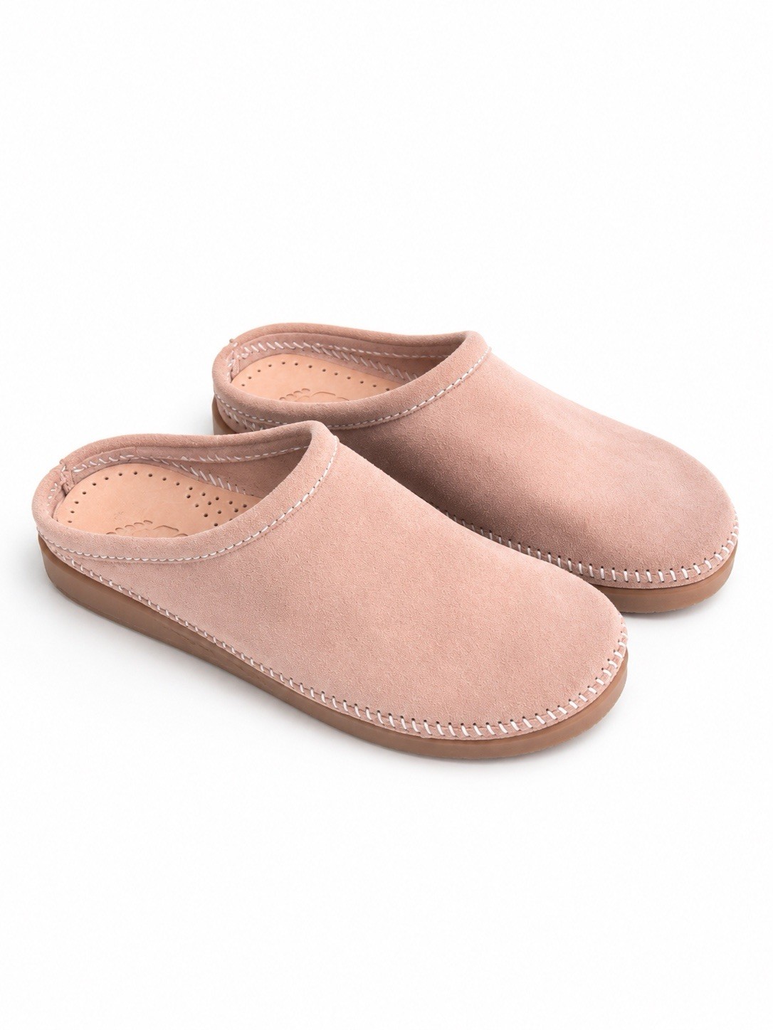YOGI Floyd Centre Seam Pink Suede Slip-On Mule Size M 9/ W 11