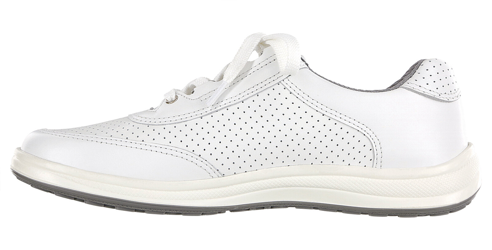SAS Women’s Shoes Sporty Lux White Perf Many Sizes & Widths Brand New In The Box