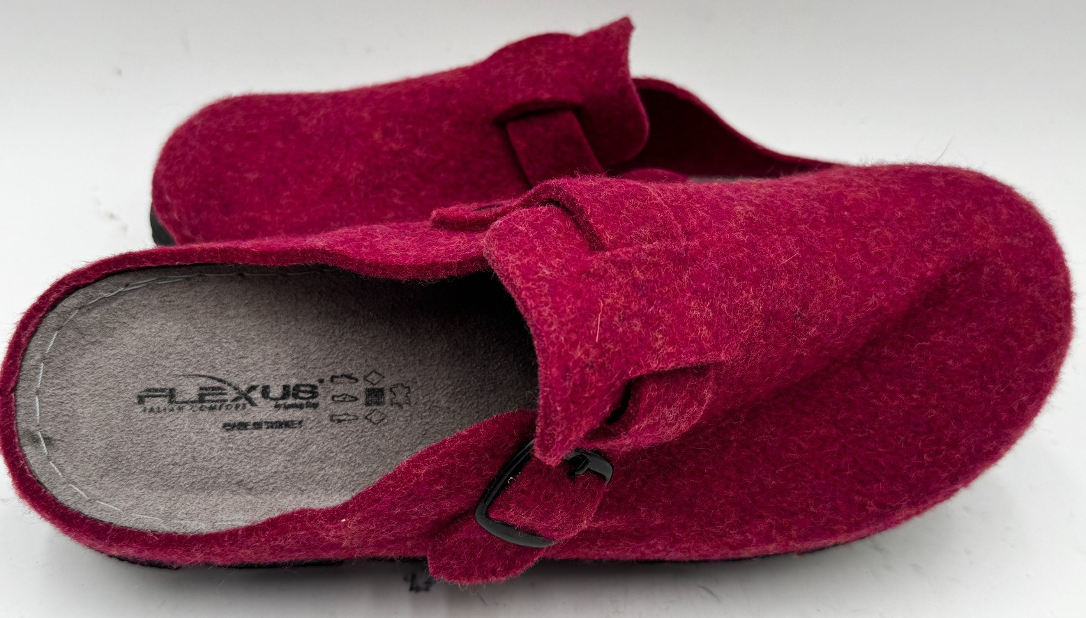 Flexus By Spring Step Clogger Women’s Shoes Size10 Bordeaux Wool Mule Slip On