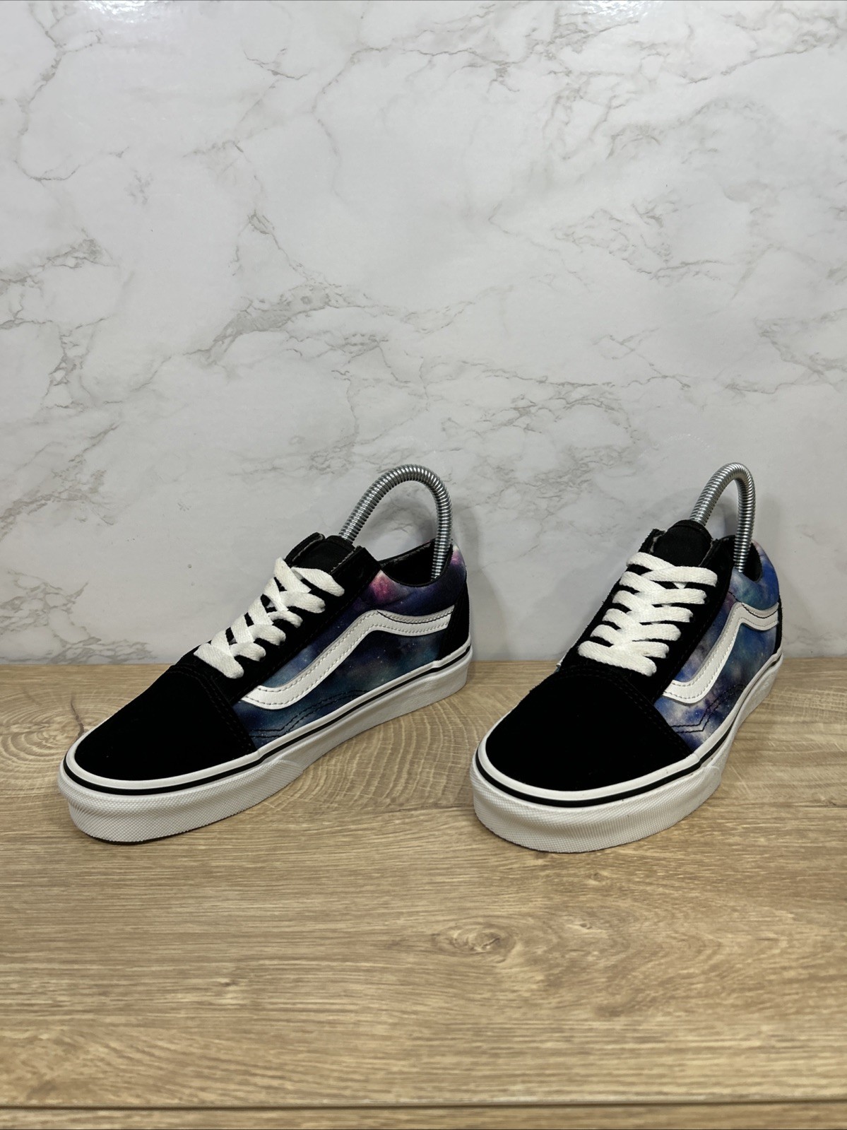 Vans Old Skool Unisex Galaxy Black Skate Women Shoes VN0A3WKTG4F Sz 5 New