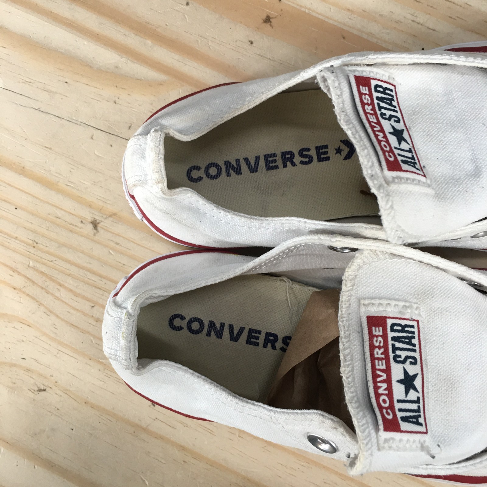 Converse Shoes Mens 5 Womens 7 Chuck Taylor All Star Low Sneakers M7652 White
