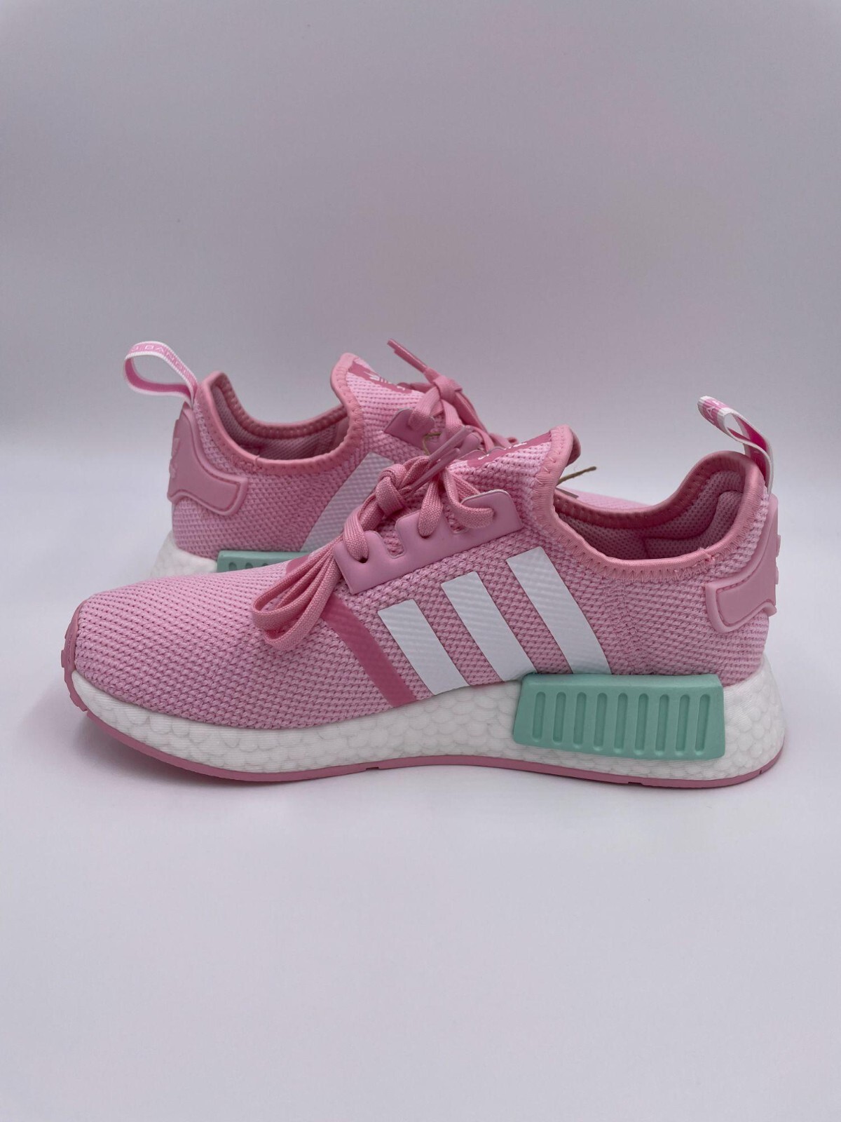 Adidas NMD R1 Hazy Rose Pink Primeknit Boost Sneakers Womens FX5029 New
