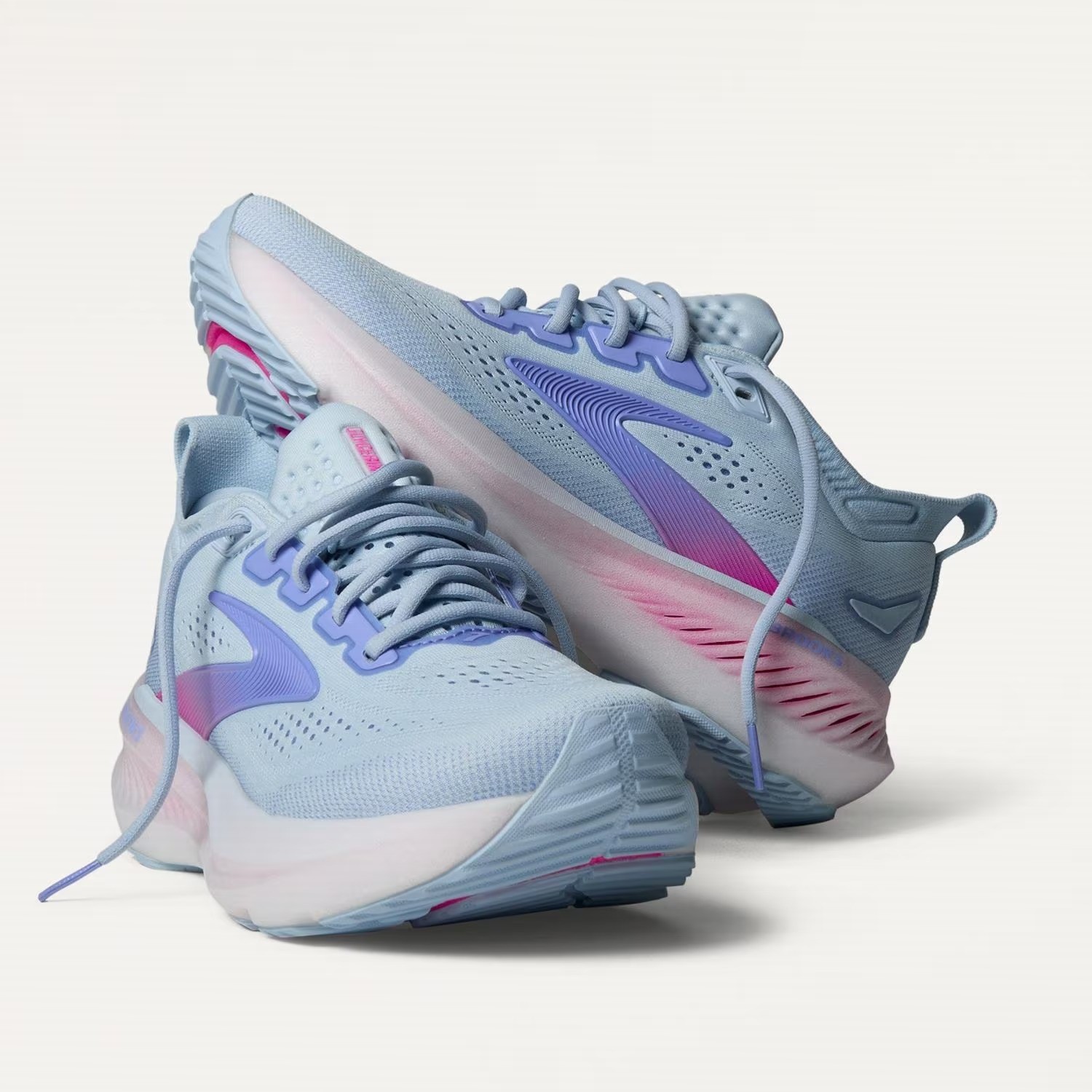 Brooks Women’s Glycerin 23 Running Shoes, Blue/Pink (NEW)