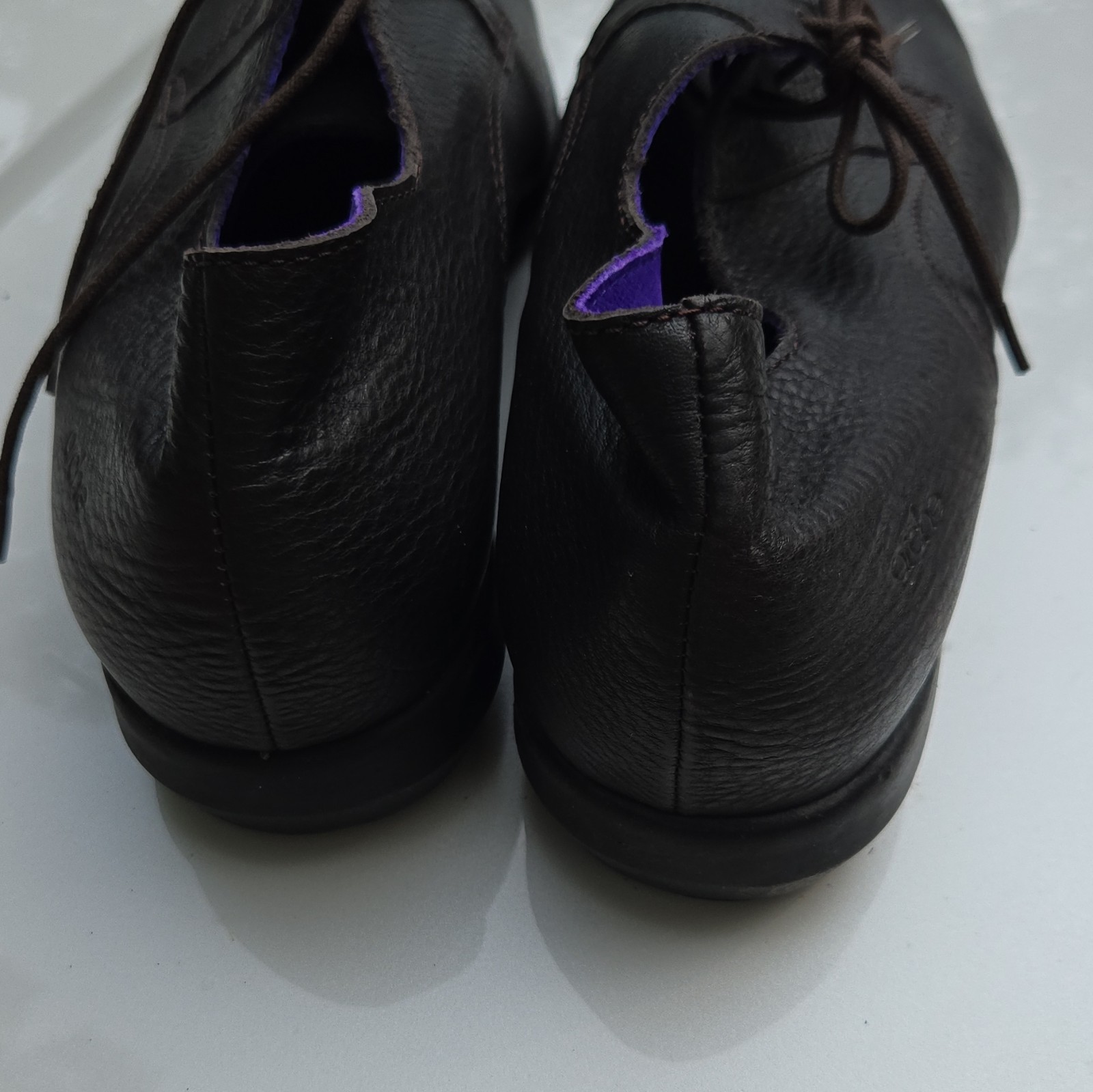 Arche Brown Leather Lace-Up Oxford Flats Round Toe EU 43 NEW $500+ Men’s