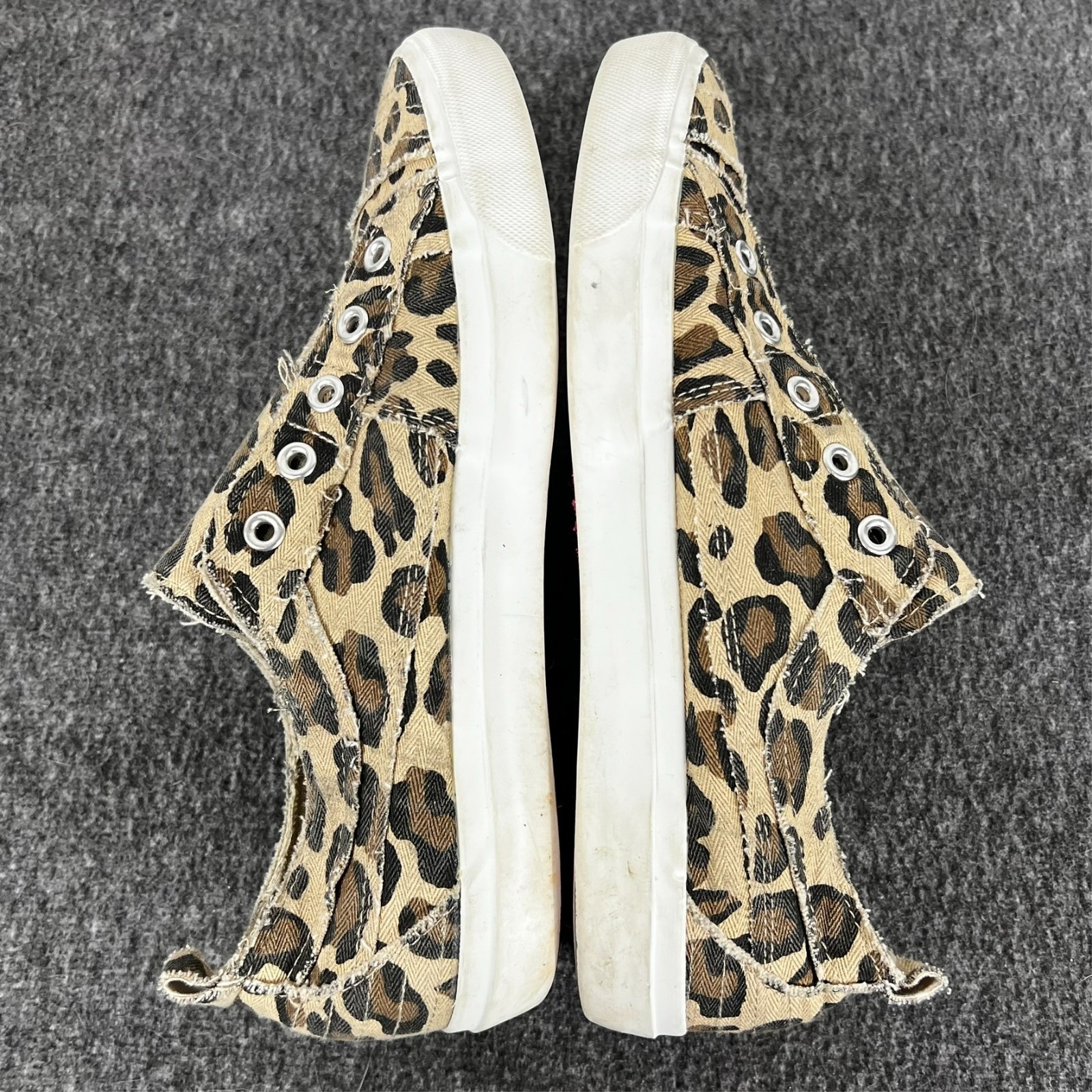 Corkys Babalu Leopard Print Sneakers Shoes Women’s 9 Slip On Low Top