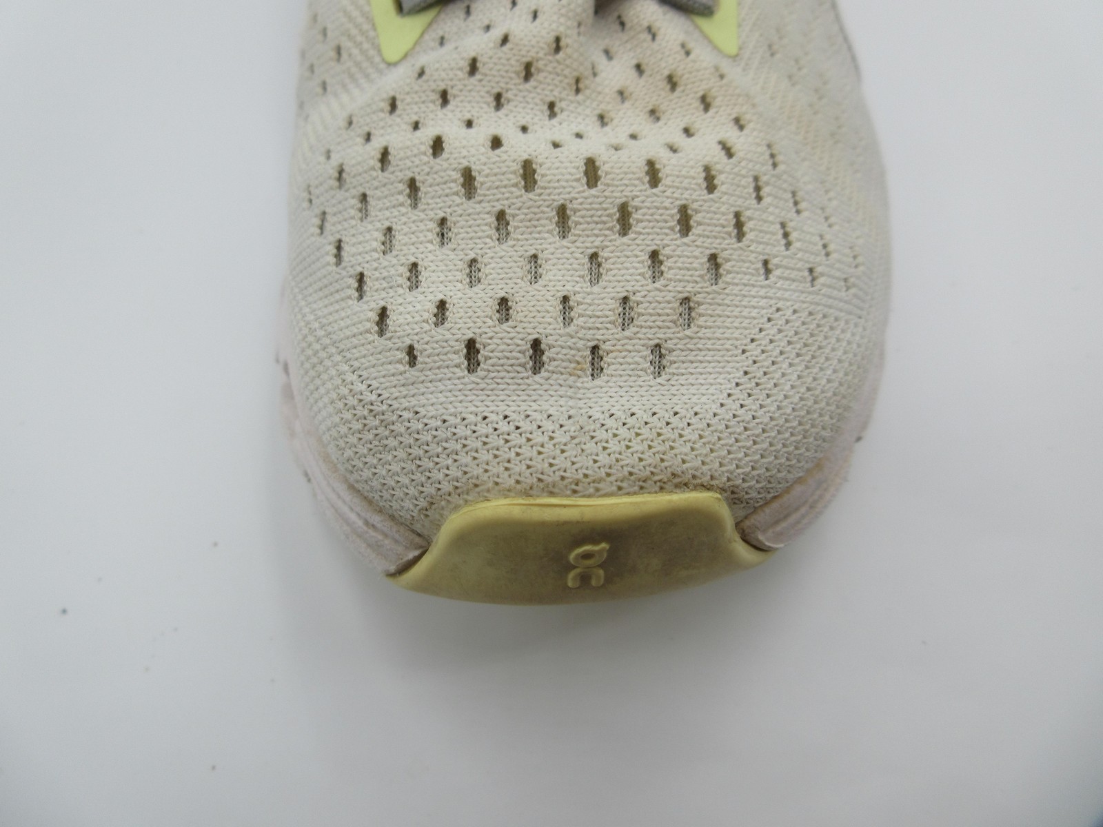 On Running Cloudswift Shoes Womens Size 7.5 Beige Gray Lime Sneakers CloudTec
