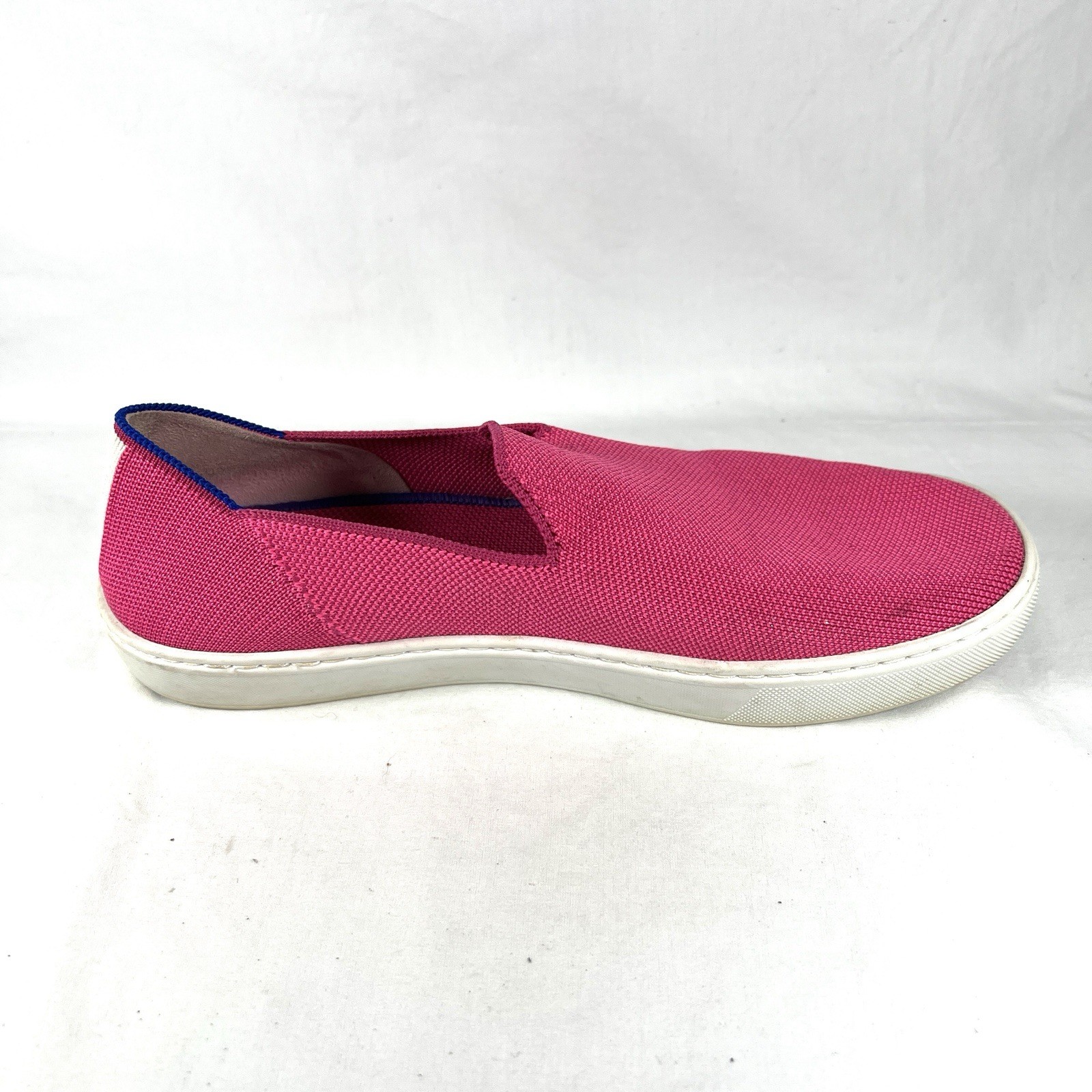 Rothy’s Pink Slip-On Sneakers Knit Flats Eco Friendly Washable Comfort Shoes 9.5