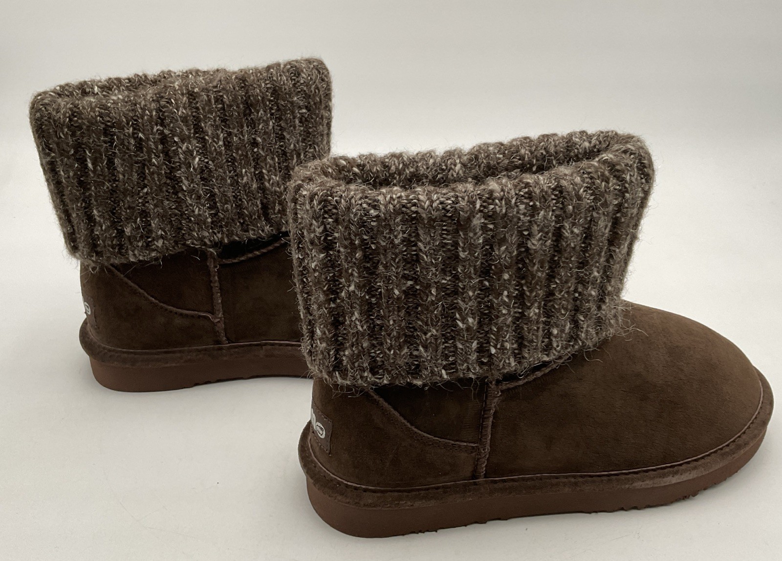 Lam Brown Boot Fleece Lining Womens Size 6 NIB