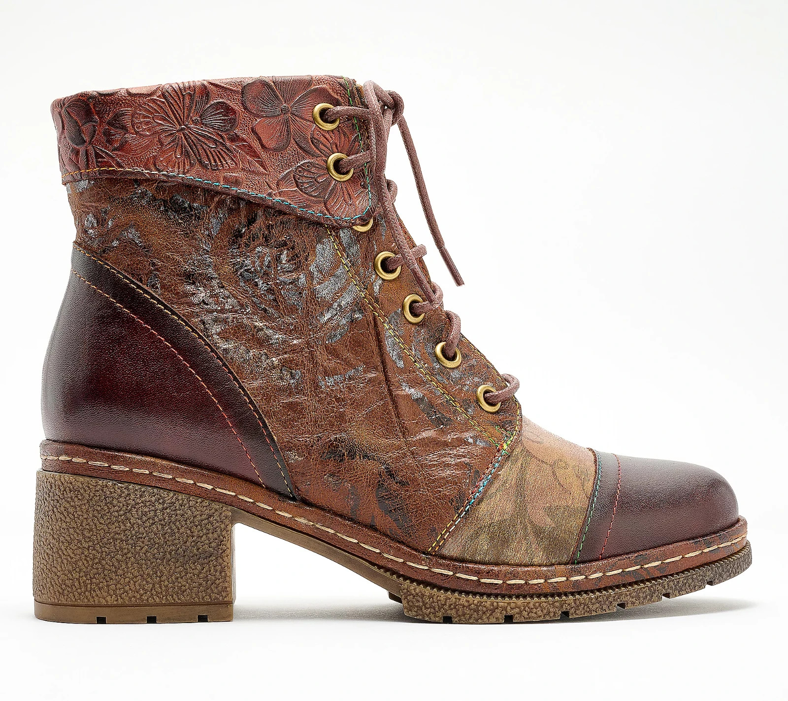 L’Artiste by Spring Step Leather Lace-Up Boots Fallinluv