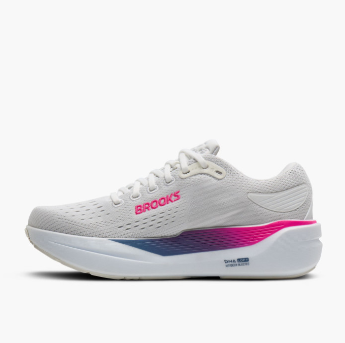 Brooks Women’s Ghost Max 3 White/Moonlight/Pink