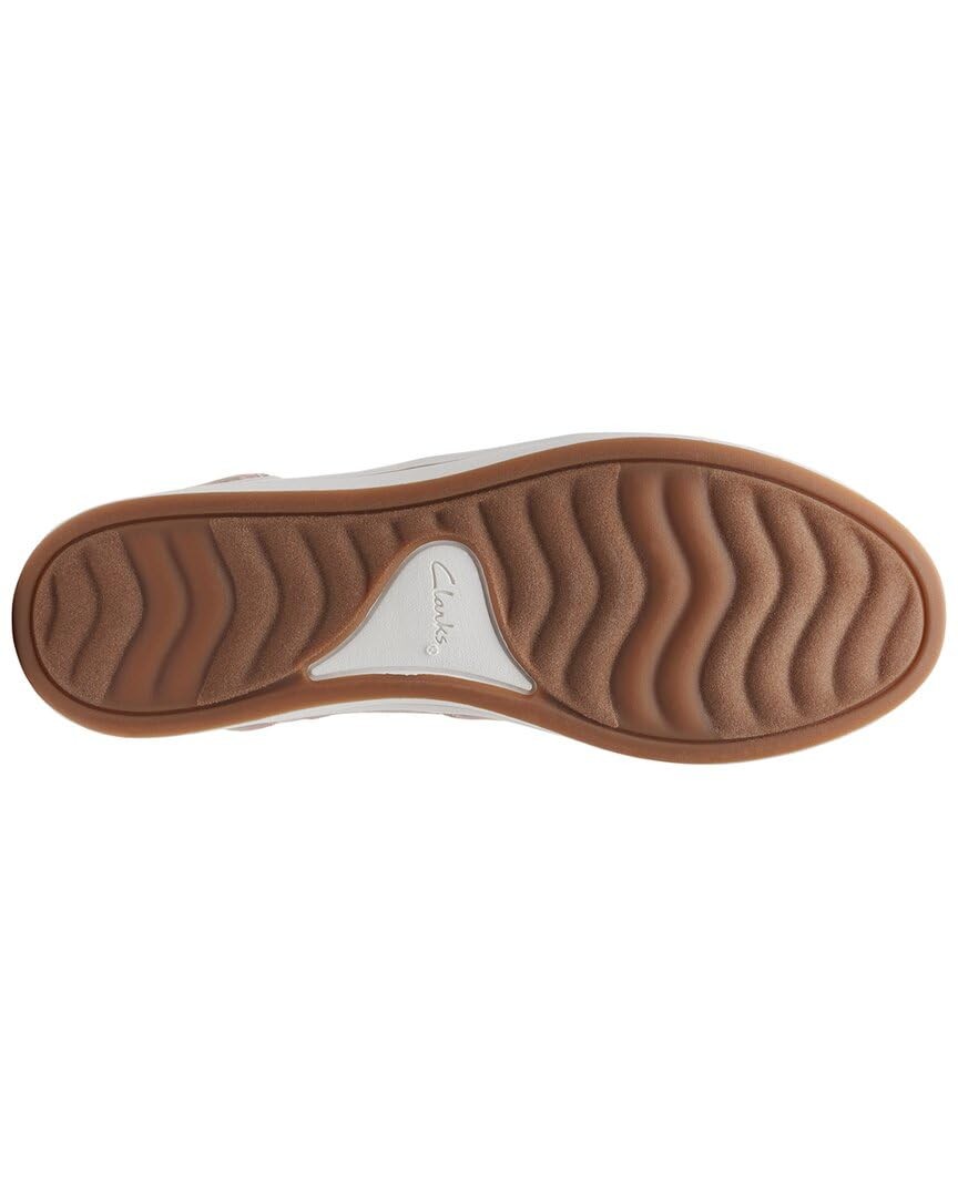 Clarks Women’s Breeze Ave Sneaker, Taupe Interest [26167310], NEW