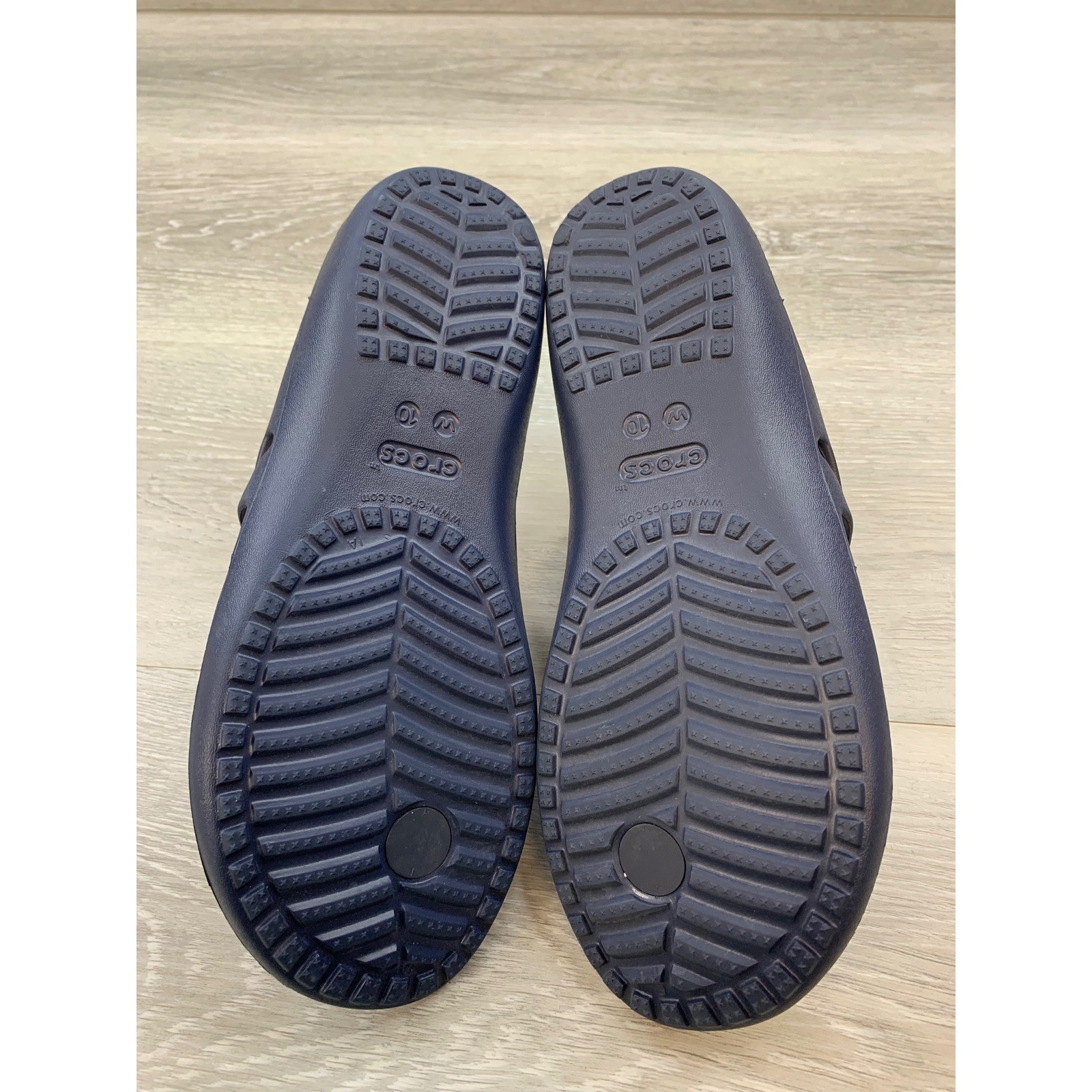 Crocs Kadee II Flip Flops Navy Blue Women’s Sandals 10 Comfort Casual Shoes