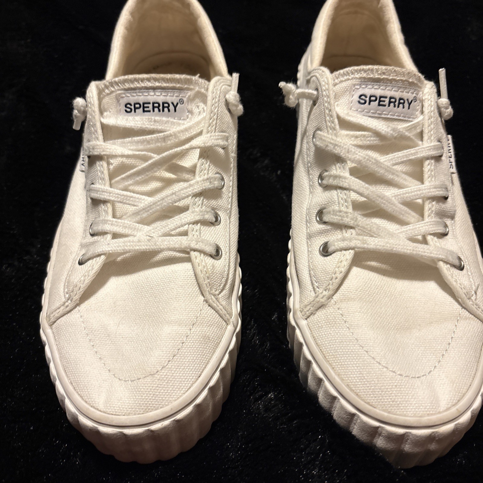 Sperry Seacycled Pier Wave White Size 8.5 Womens, Memory Foam Insole