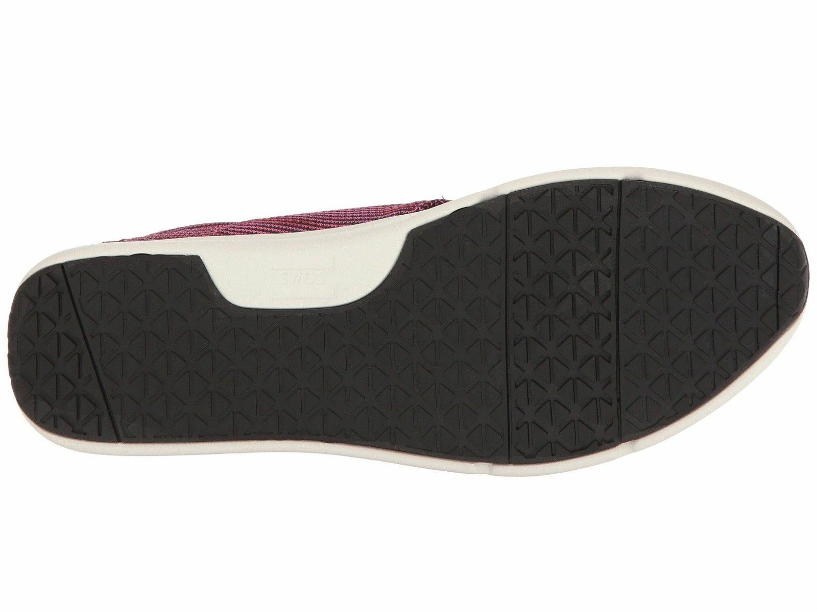 Size 7 – TOMS Women’s Del Rey Knit Fashion Sneaker Black Plum Multi Knit $80