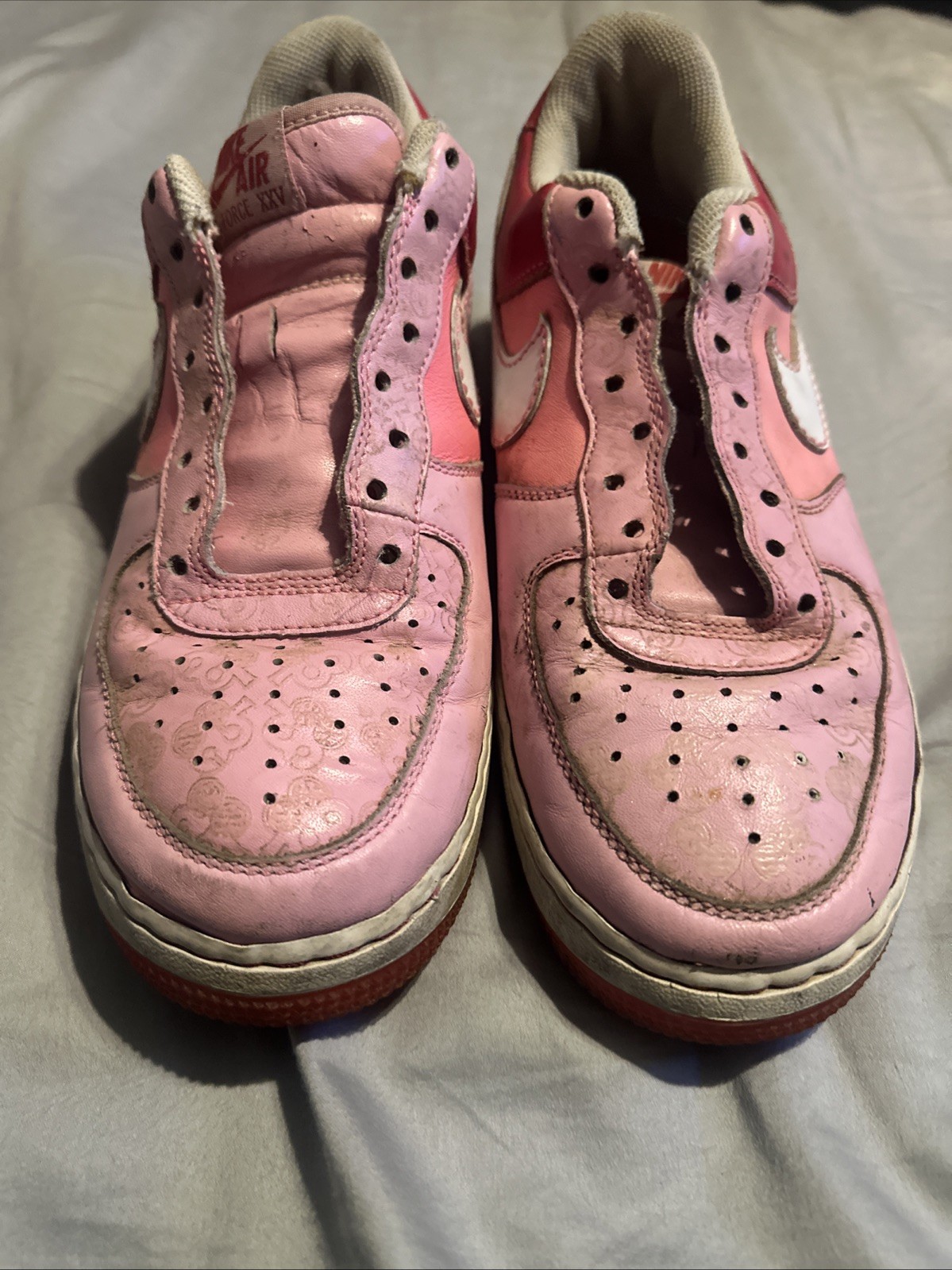 Nike Air Force 1 Perfect Pink Red White Cloverdale Park 315115-612 Women’s 9