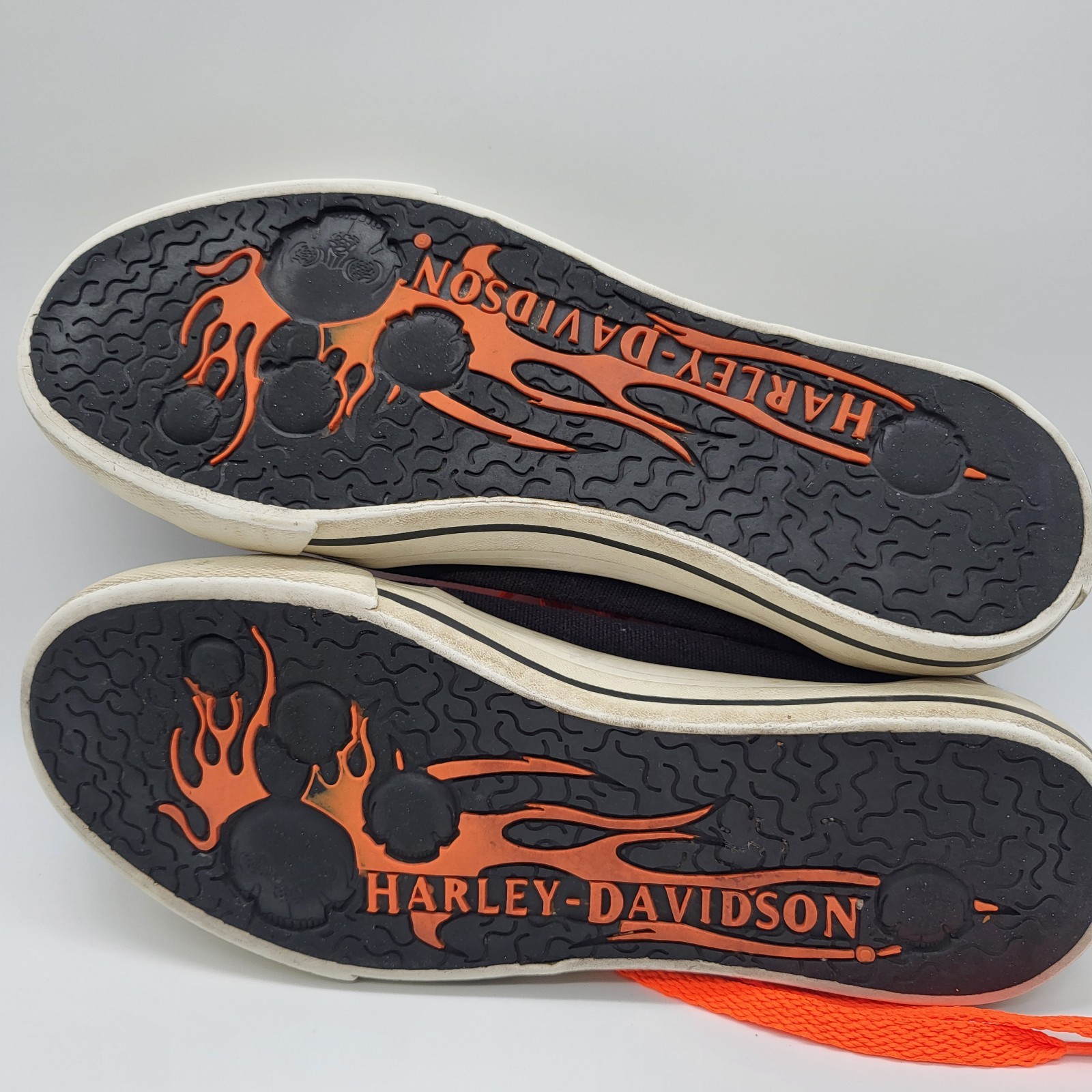 HARLEY-DAVIDSON Rose Dagger Women’s Canvas Low Top Shoes Sneaker Black Size 7.5