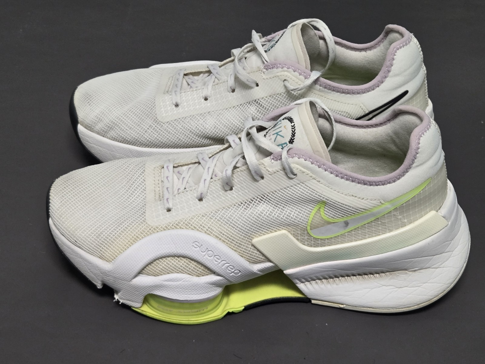 Nike Air Zoom SuperRep 3 Womens White Running Training Athletic Shoes Size 7.5