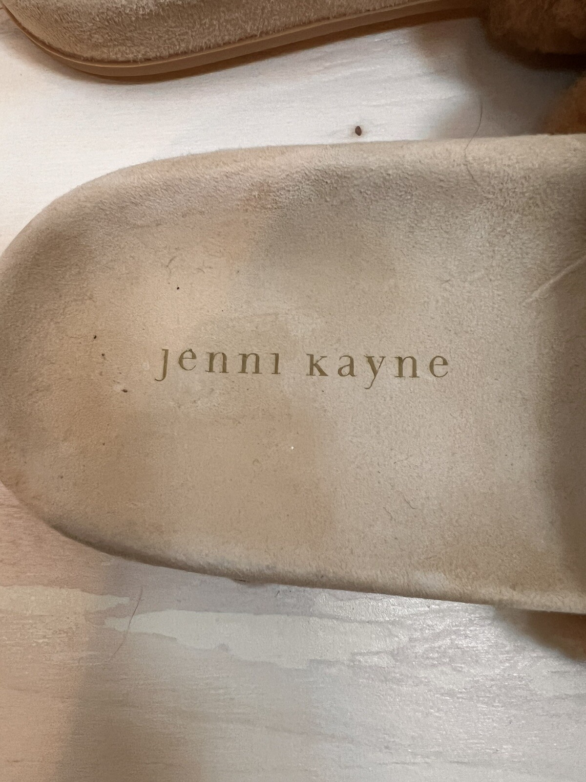 Brand New Jenni Kayne Shearling Slide Sandals Size 39 9 Made in Italy MSRP $325