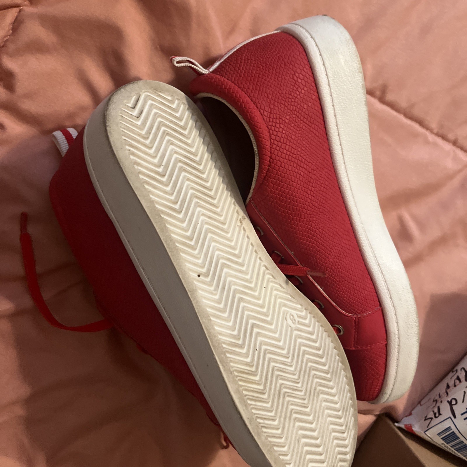 VEPOSE Women’s Running Shoes Size 8 Tennis Sneakers Sports Athletic RED VG