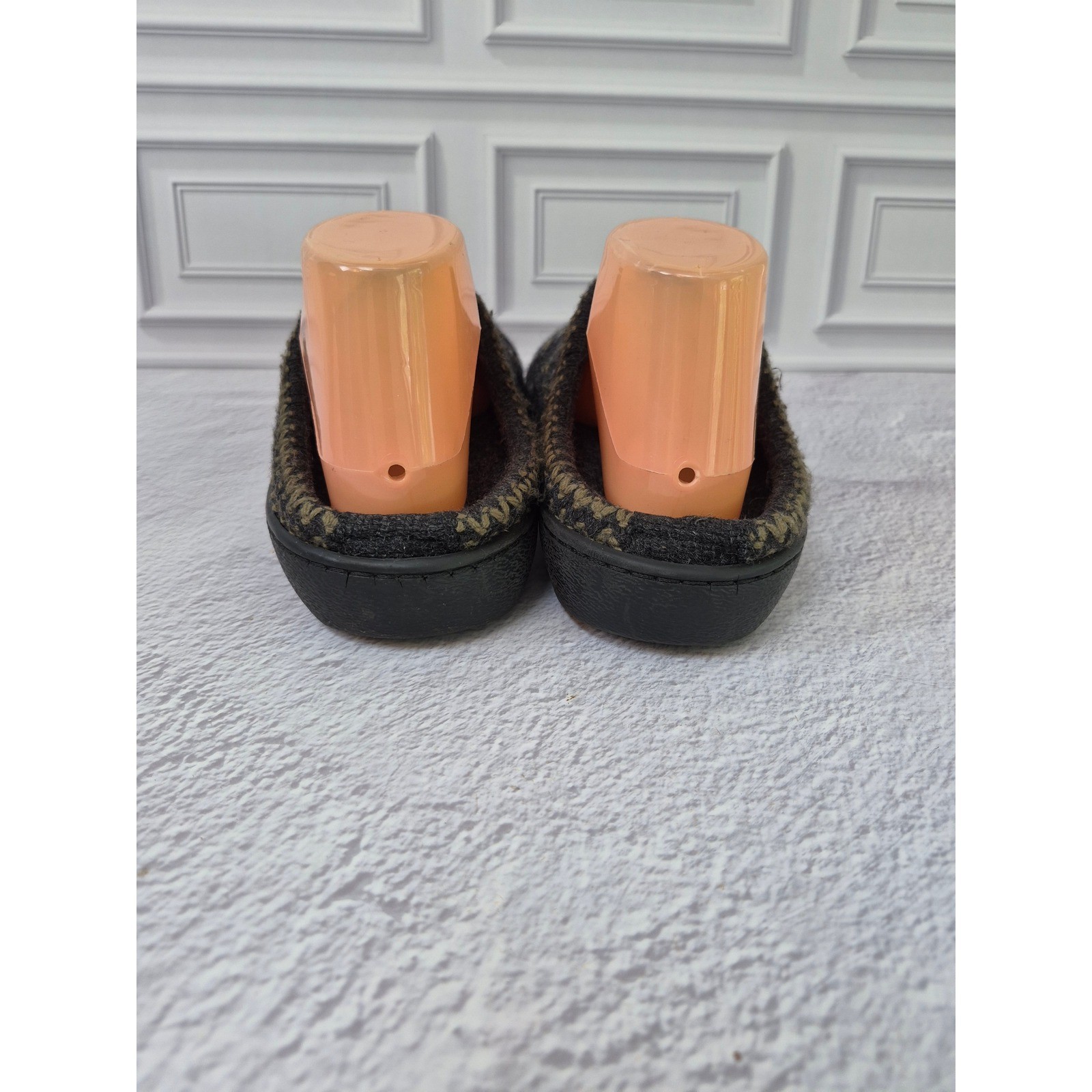 Haflinger Wool Slipper EU 40 Boiled Wool Slip On Rubber Hard Sole W 9 M 7