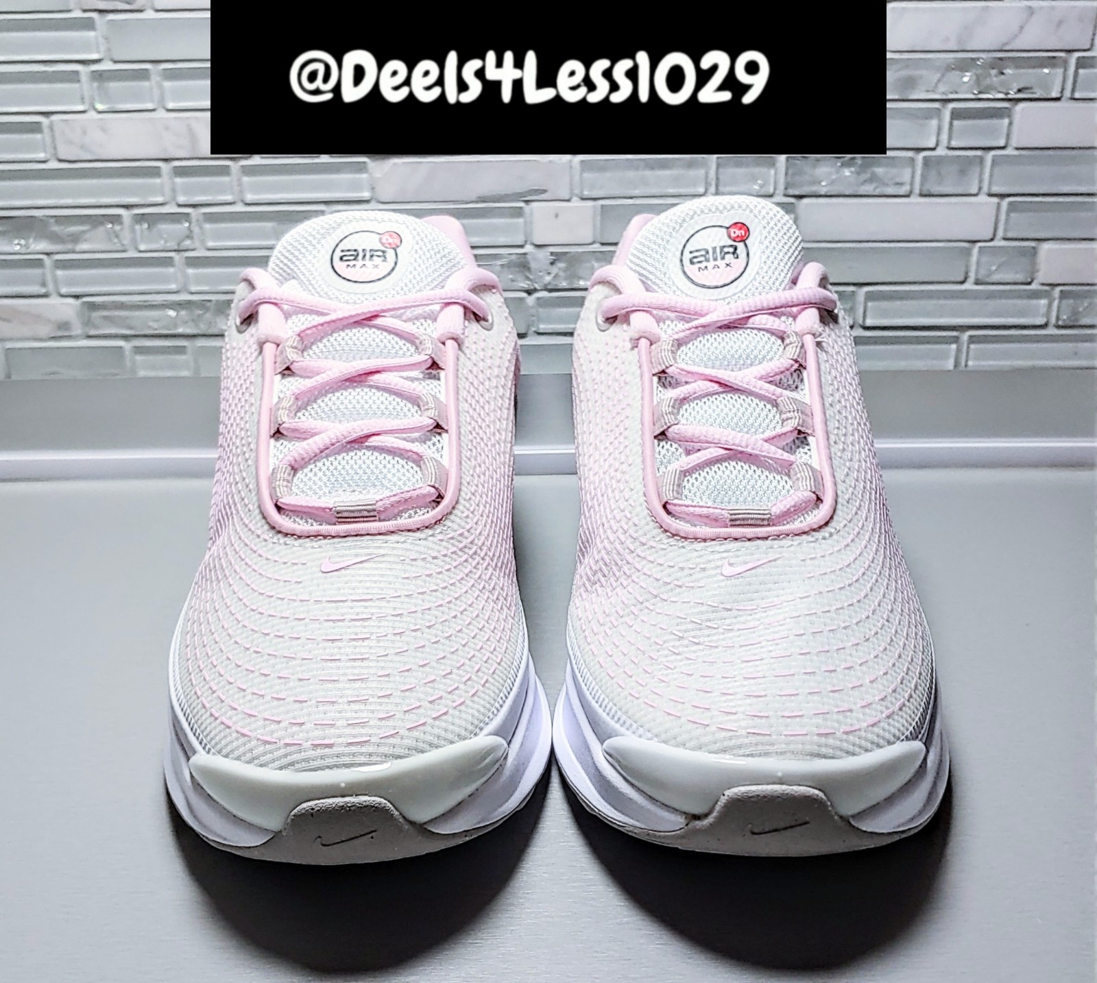 Nike Air Max DN Running Womens/Kids White Pink Foam Grey IB4434-663