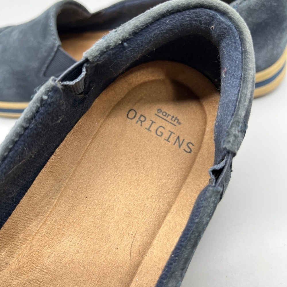 Earth Origins Britt Shoes Women 10 Leather Comfort Slip On Walking Supportive