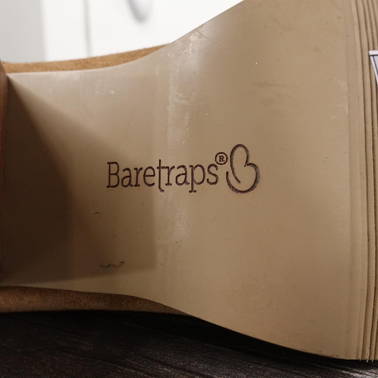 New! Baretraps Nanny Booties Womens Size 9 Brown Suede Ankle Zip Block Heel
