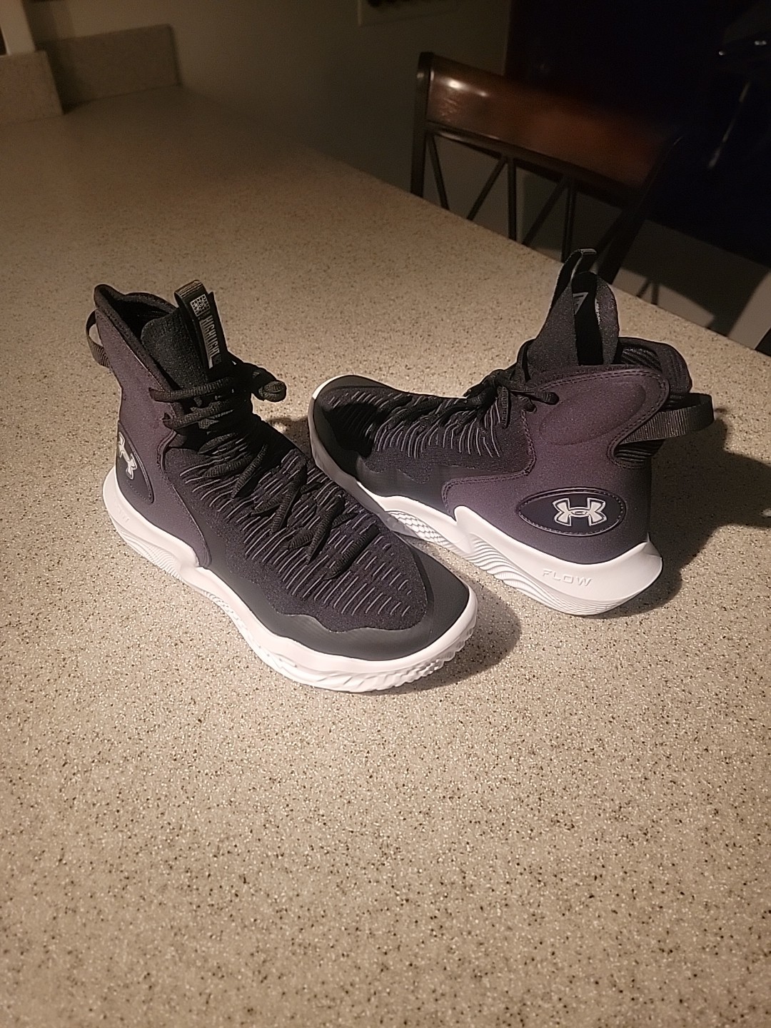 Under Armour Flow Highlight Ace Sz 12.5 Black Volleyball Shoes 3027083-001