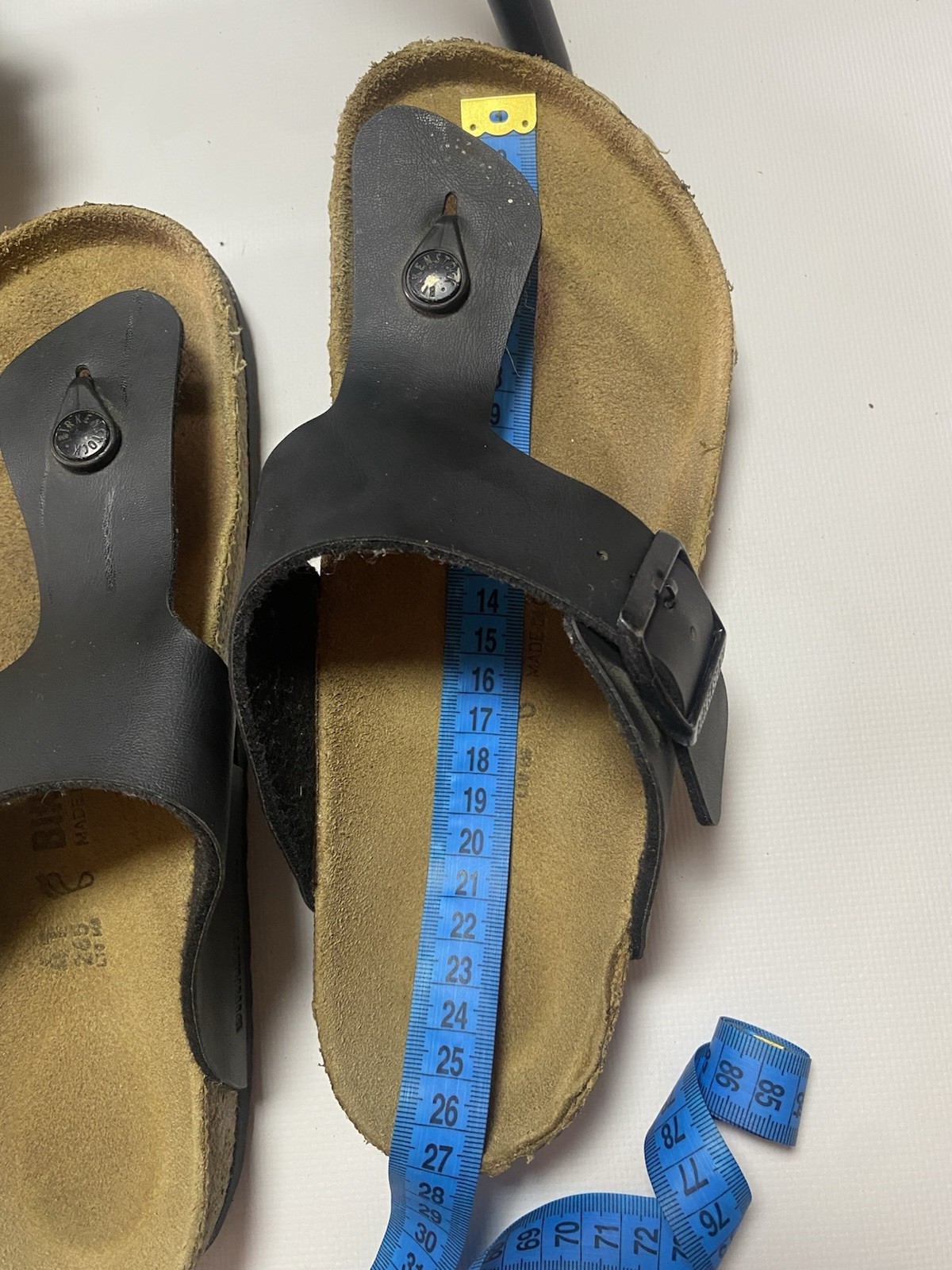 Birkenstock Gizeh Black Thong Sandals EU 41 US L10 M8 Made Germany