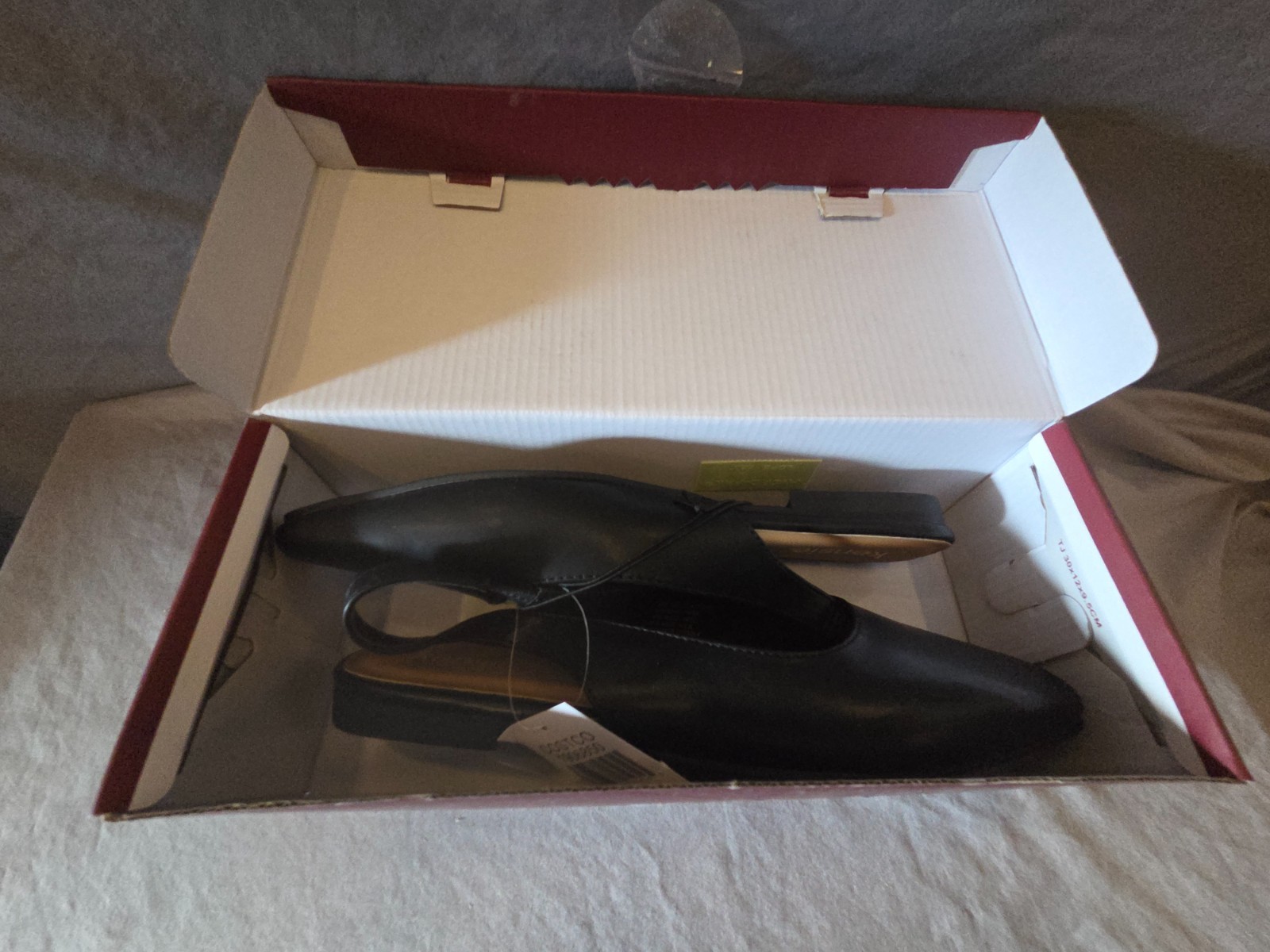 Kensie Felice Slingback Women’s Black Flats Casual Dress Shoes Size 9 w Box