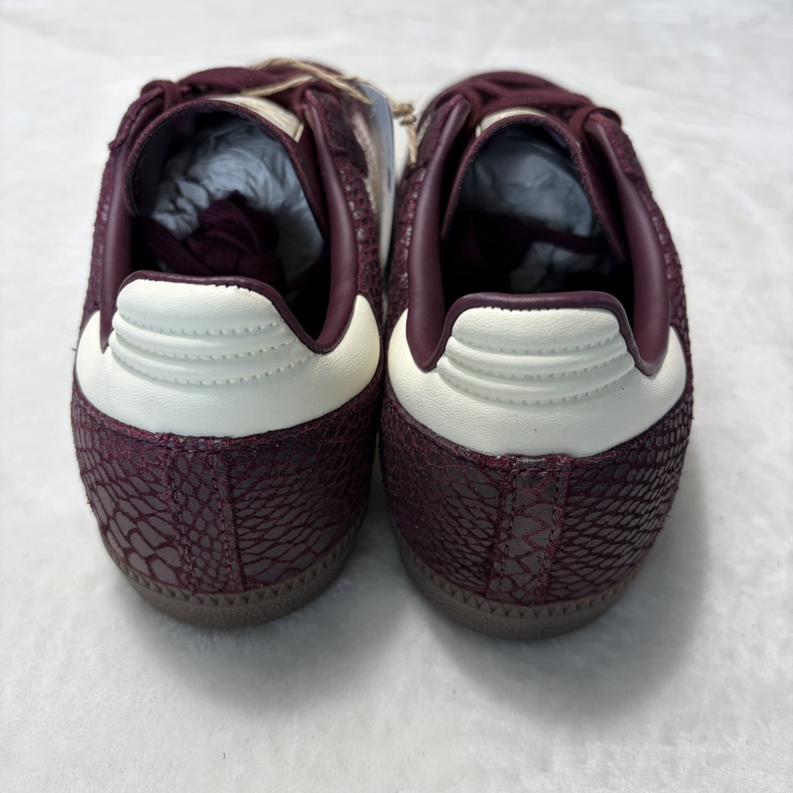 NEW Adidas Samba OG Maroon Cream White Gold Women’s – IH3979