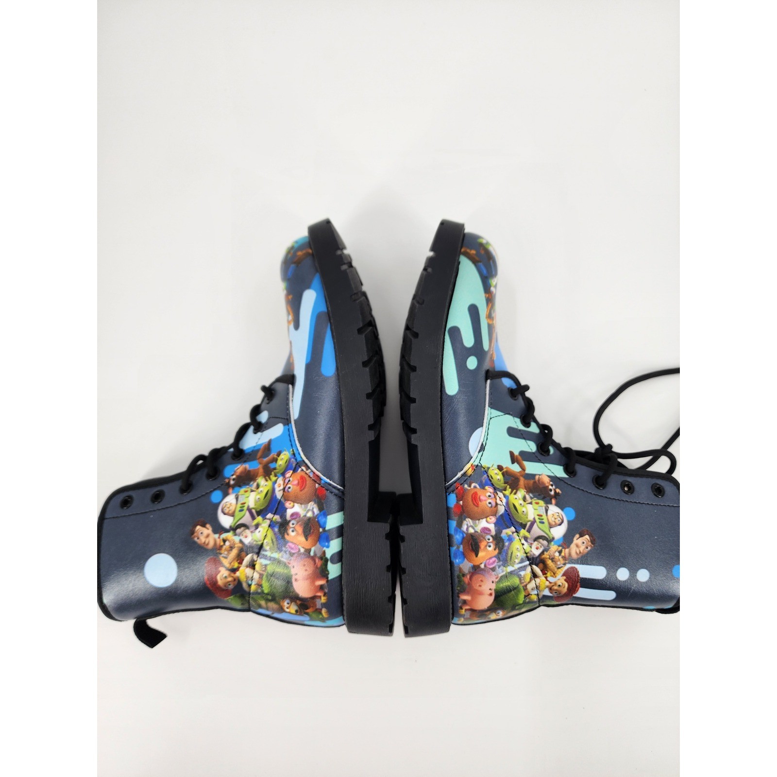 Disney Pixar Toy Story Combat Boots Navy Blue Buzz Woody Jessie Kids Youth 4