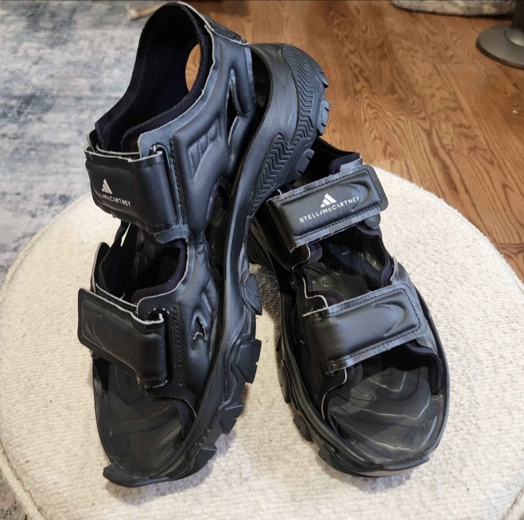 adidas Stella McCartney Hika Outdoor Sandal Black Wmns Size 8 – IE3540 New