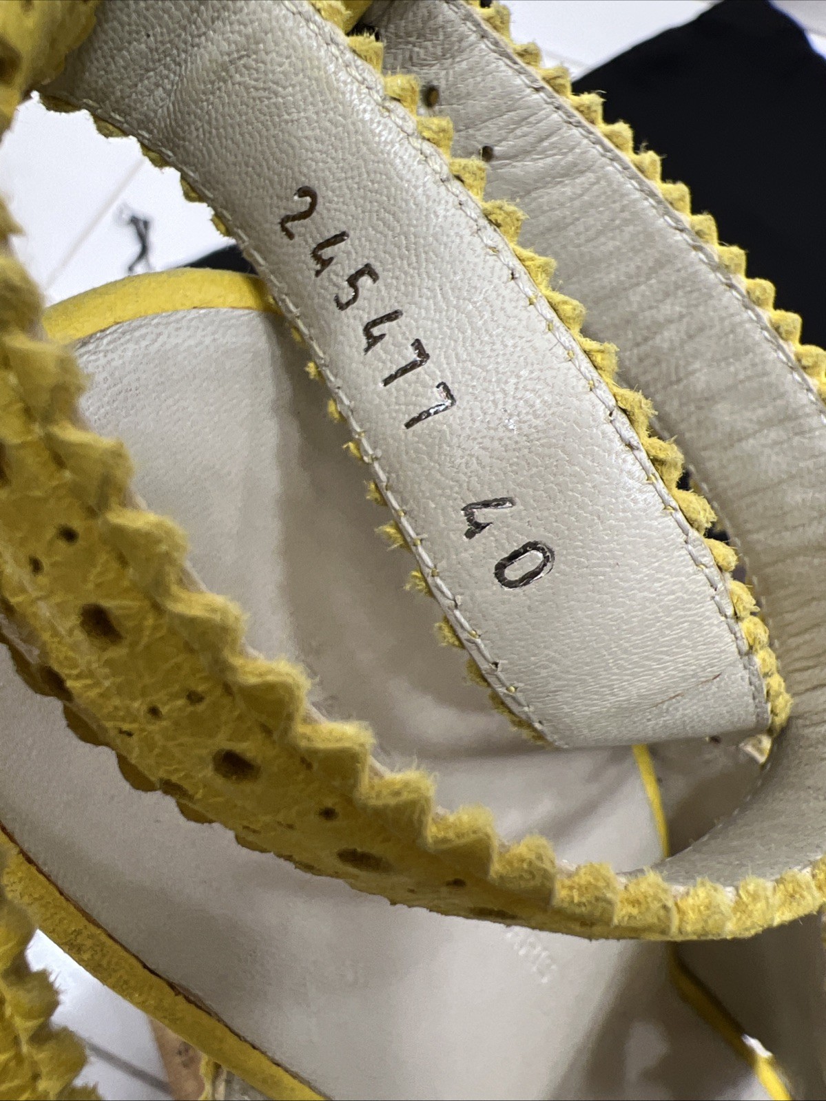 Balenciaga 40 Wedge Sandals Mules Gladiator Caged Pump Booties Yellow City Studs